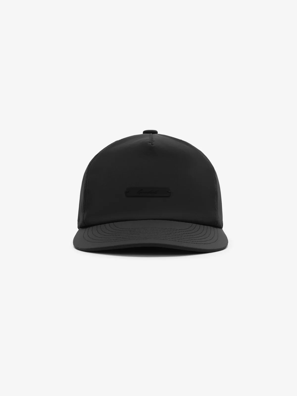 Gorra Essentials 5 Panel Nylon Hat Vintage Negro, Essentials Cap (vista 1)