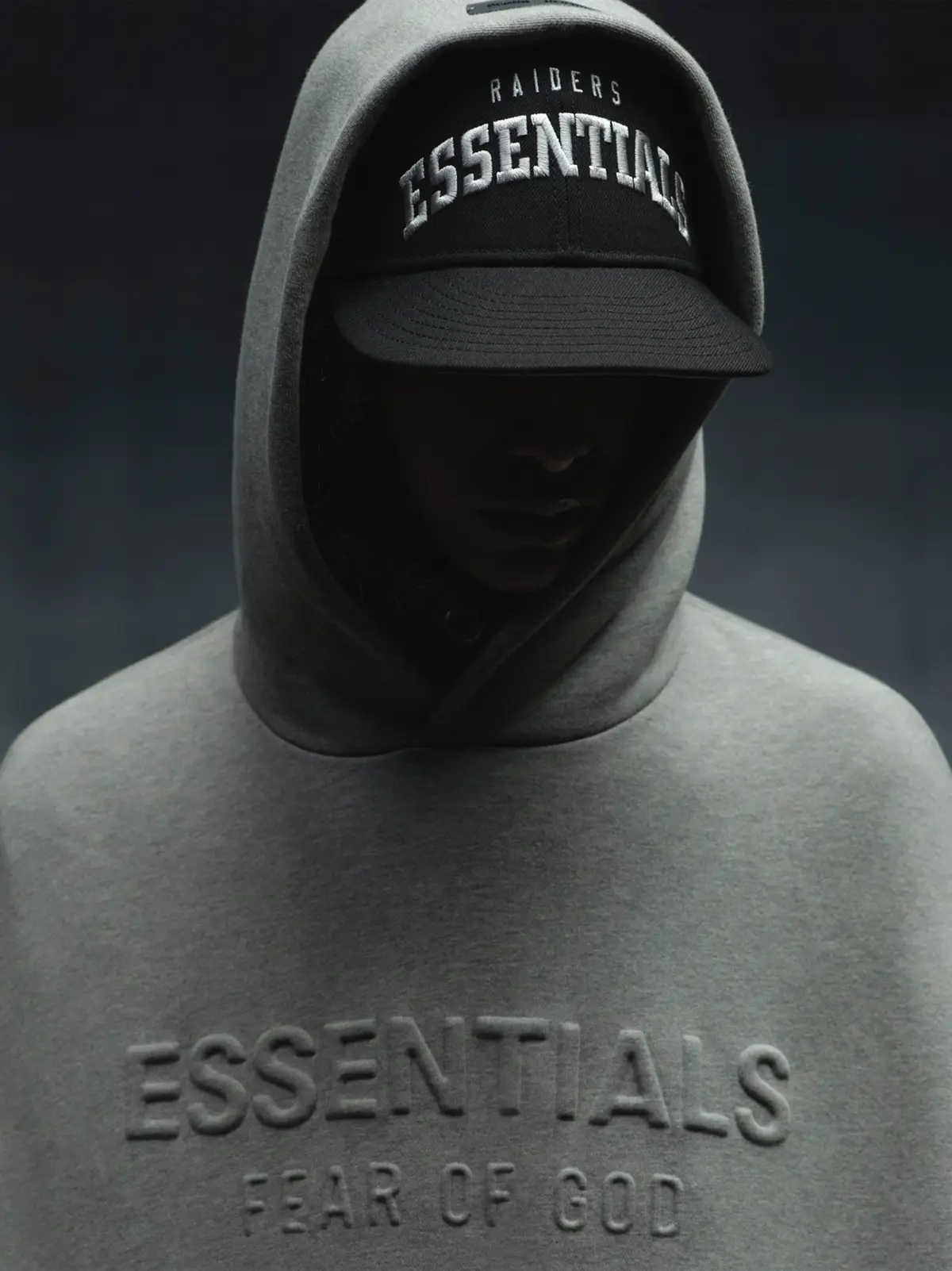 Gorra Essentials Raiders 9Fifty RC Negro, Essentials Cap (vista 1)