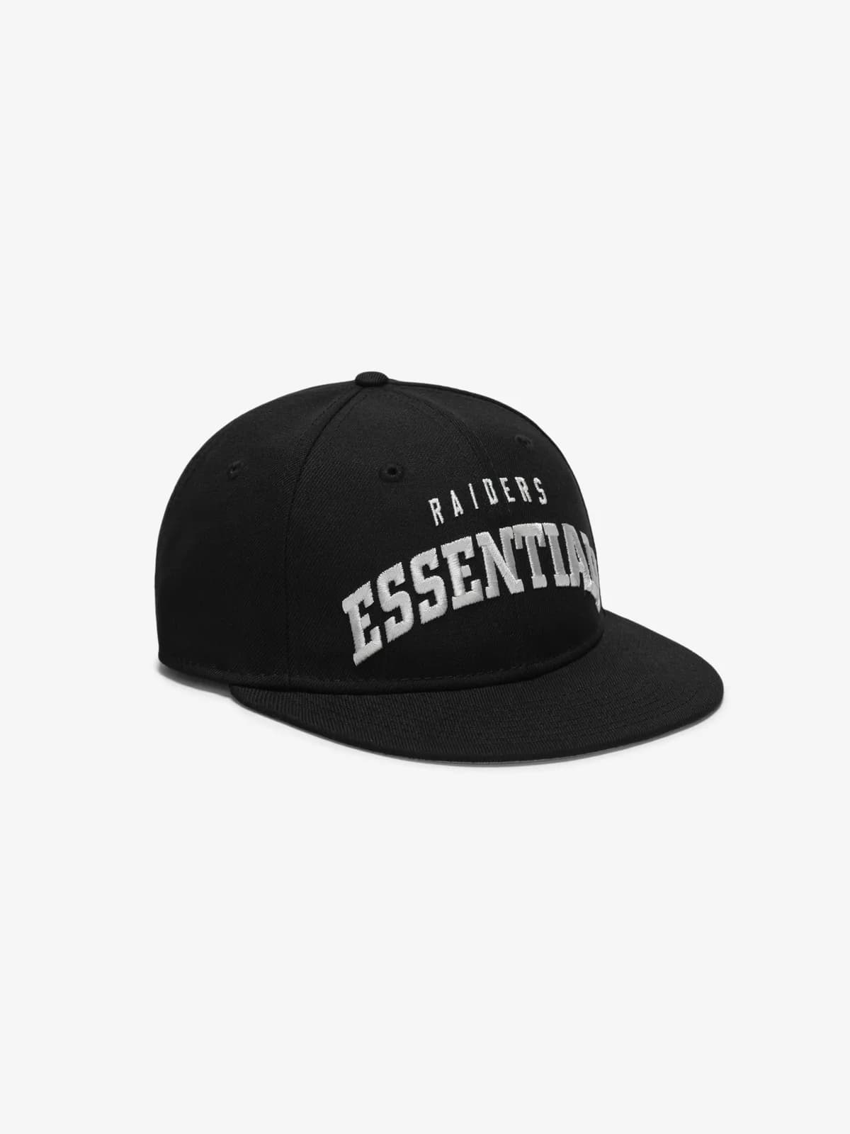 Gorra Essentials Raiders 9Fifty RC Negro, Essentials Cap (vista 3)