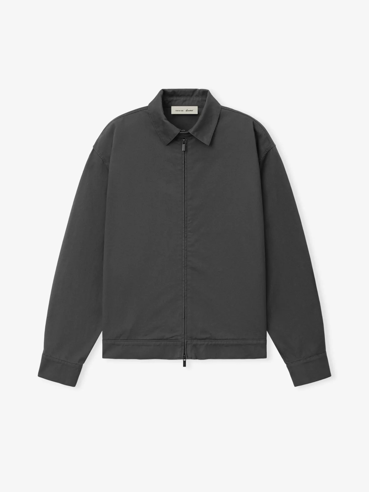 Chamarra Essentials Cotton Twill Work Acero Gris, Essentials Jacket (vista 1)