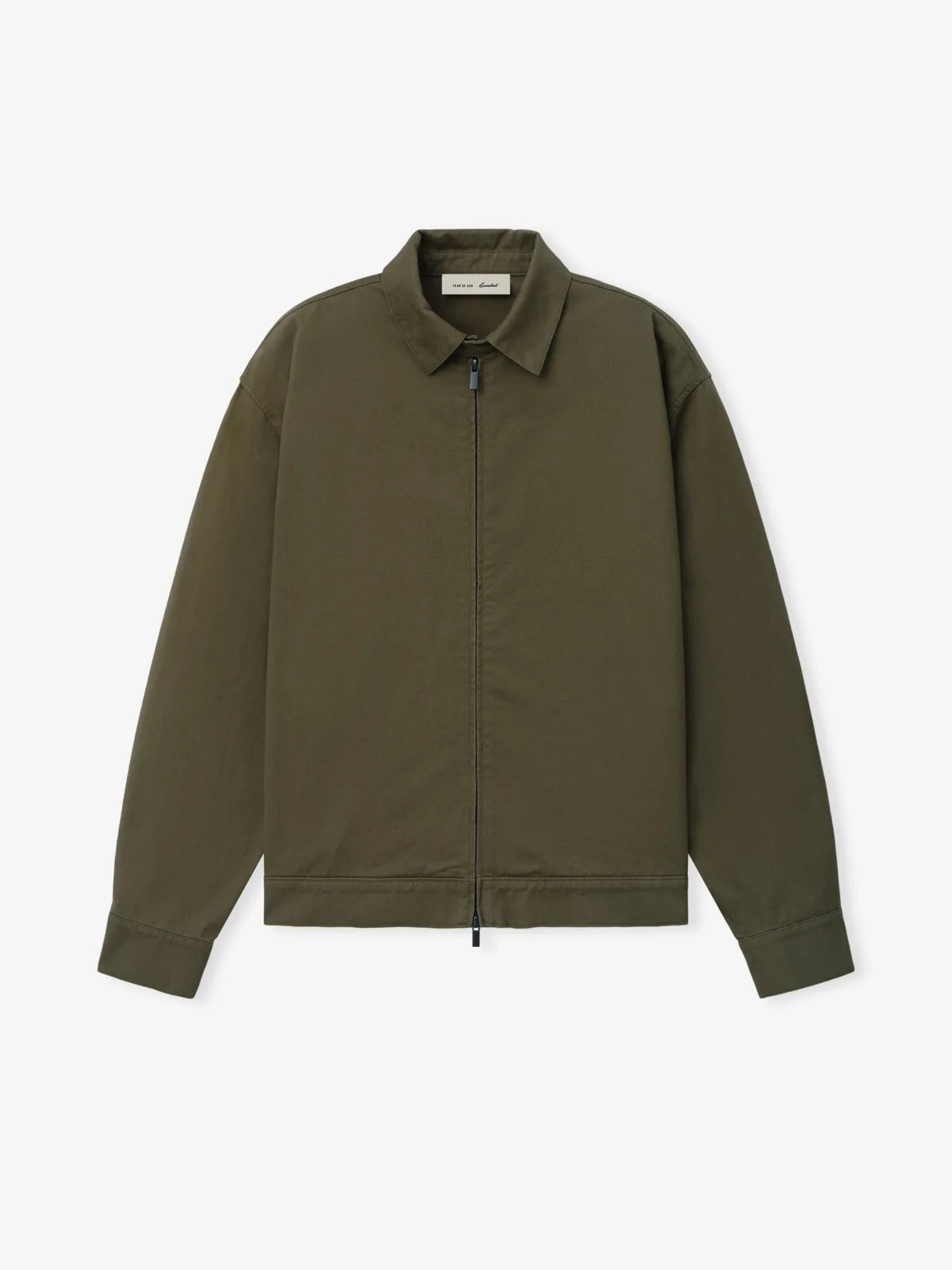 Chamarra Essentials Cotton Twill Work Moss, Essentials Jacket (vista 1)