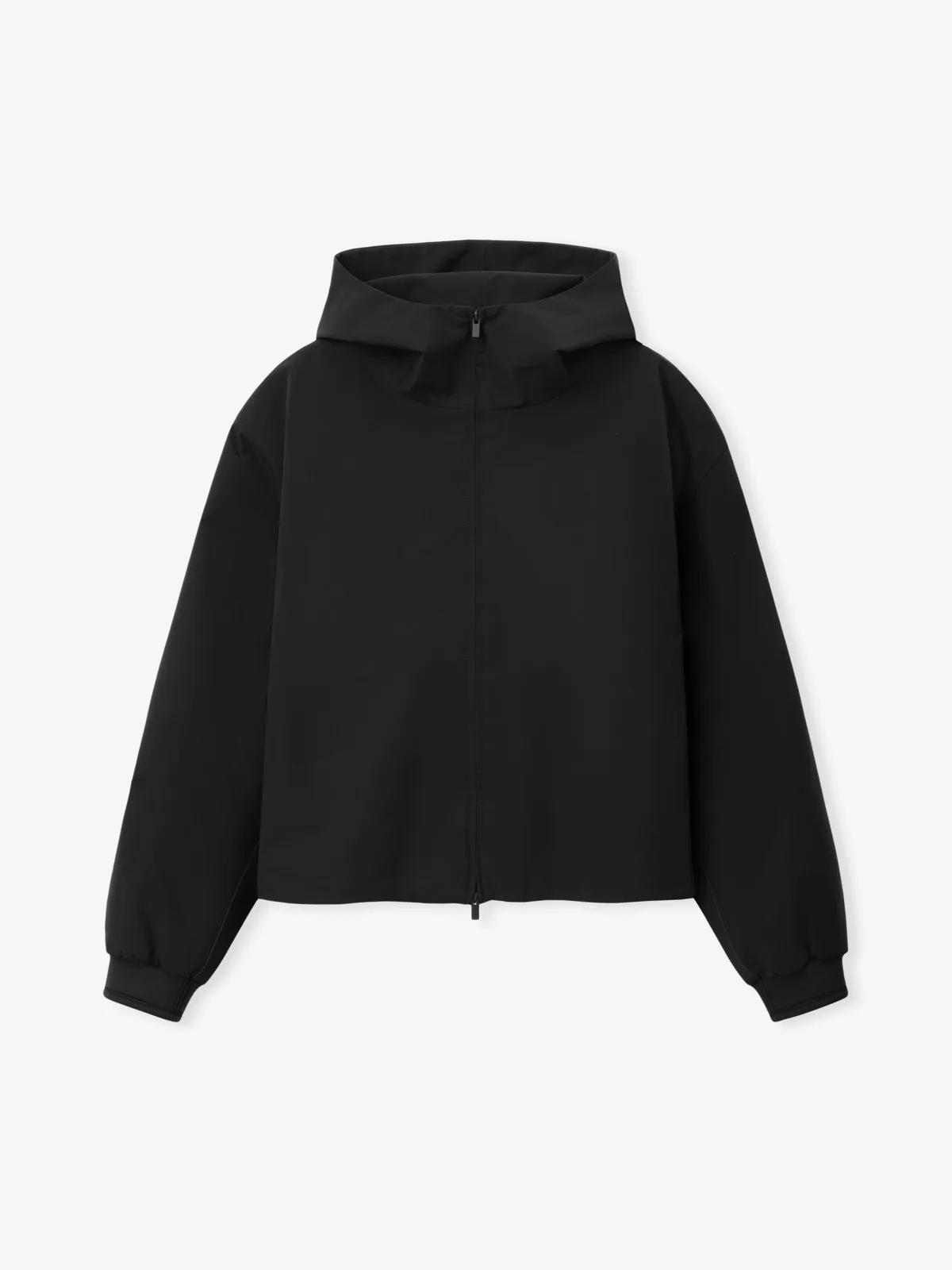 Chamarra Essentials Full Zip Anorak Vintage Negro, Essentials Jacket (vista 1)