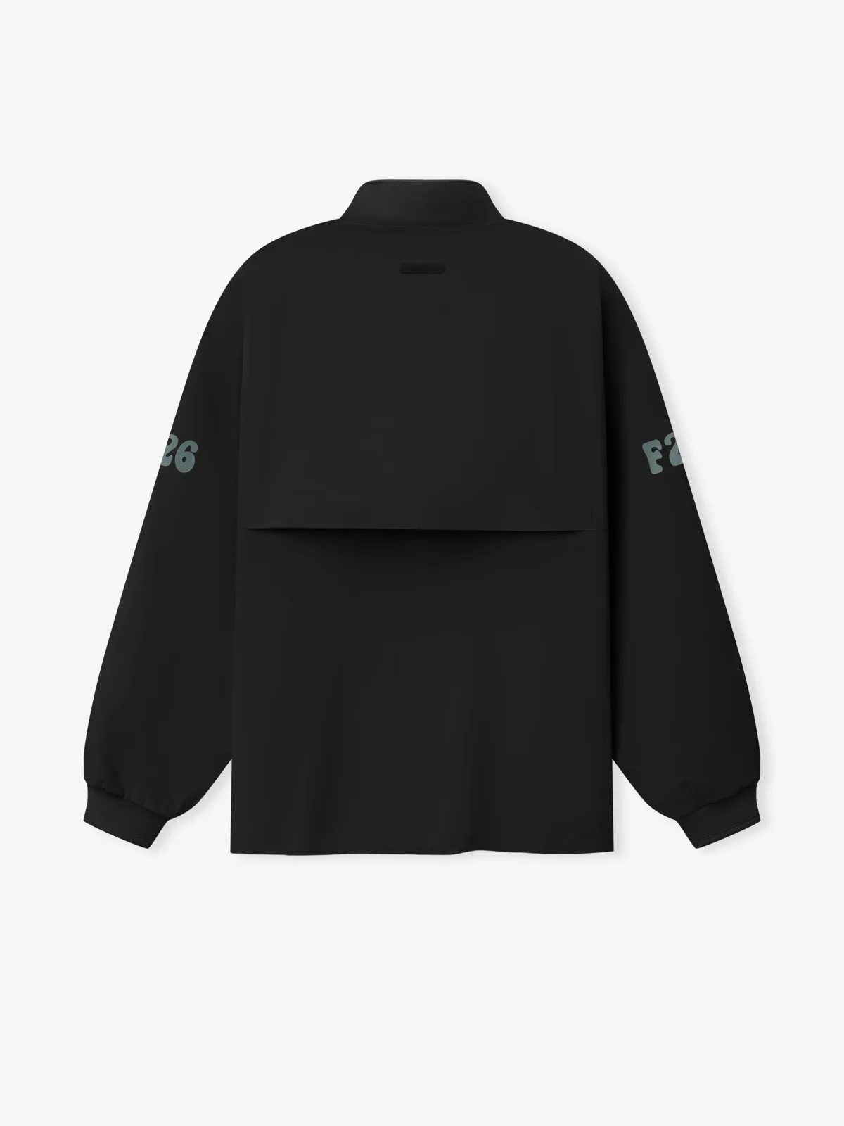 Chamarra Essentials Half Zip Track Vintage Negro, Essentials Jacket (vista 1)