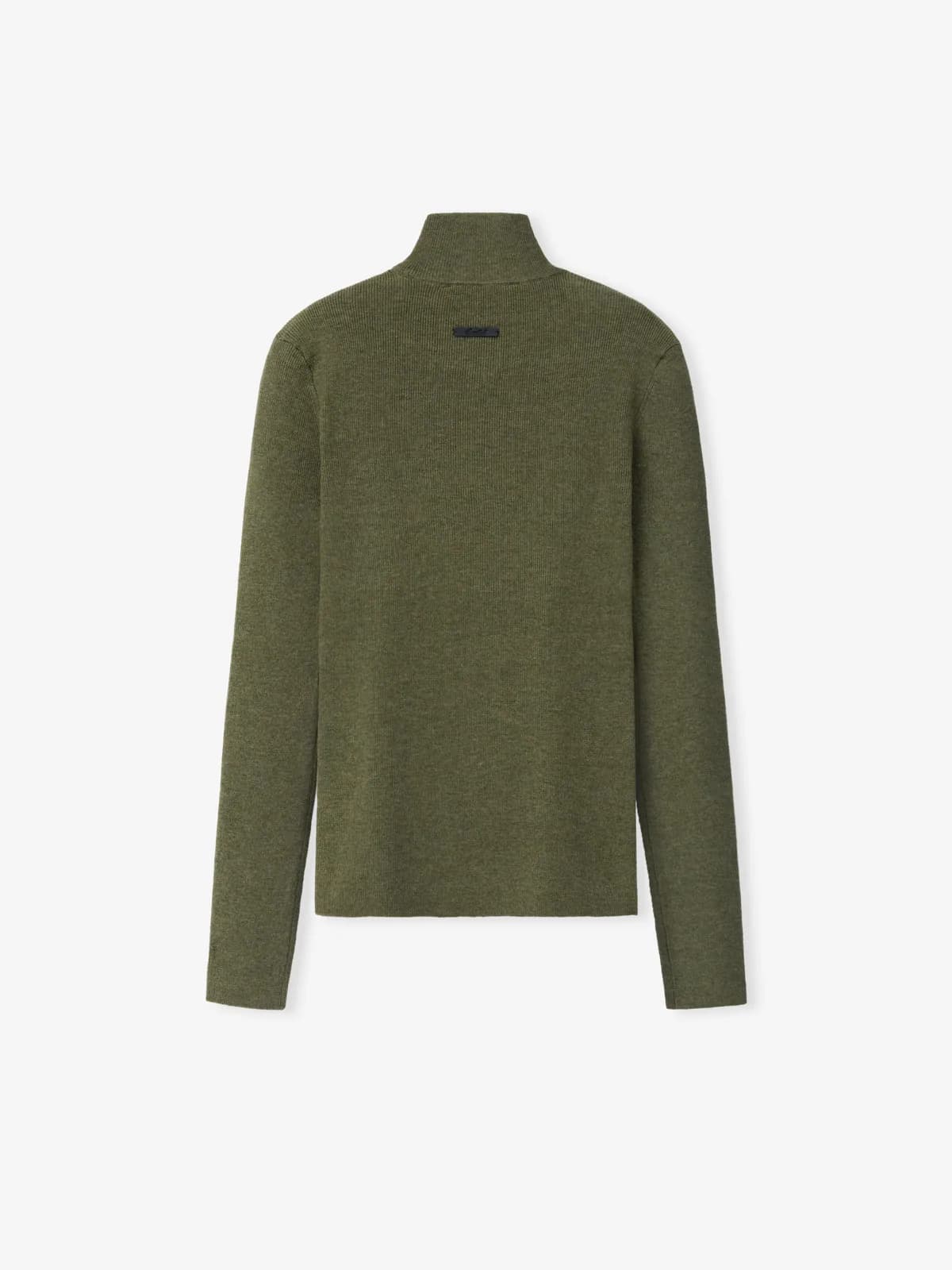 Chamarra Essentials Rib Knit Zip Up Moss, Essentials Jacket (vista 1)