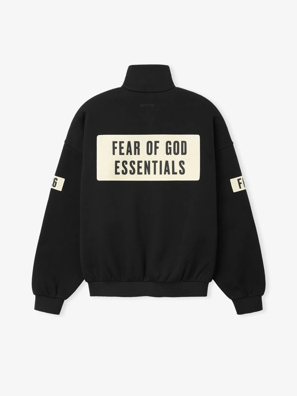 Chamarra Essentials Track Vintage Negro, Essentials Jacket (vista 3)