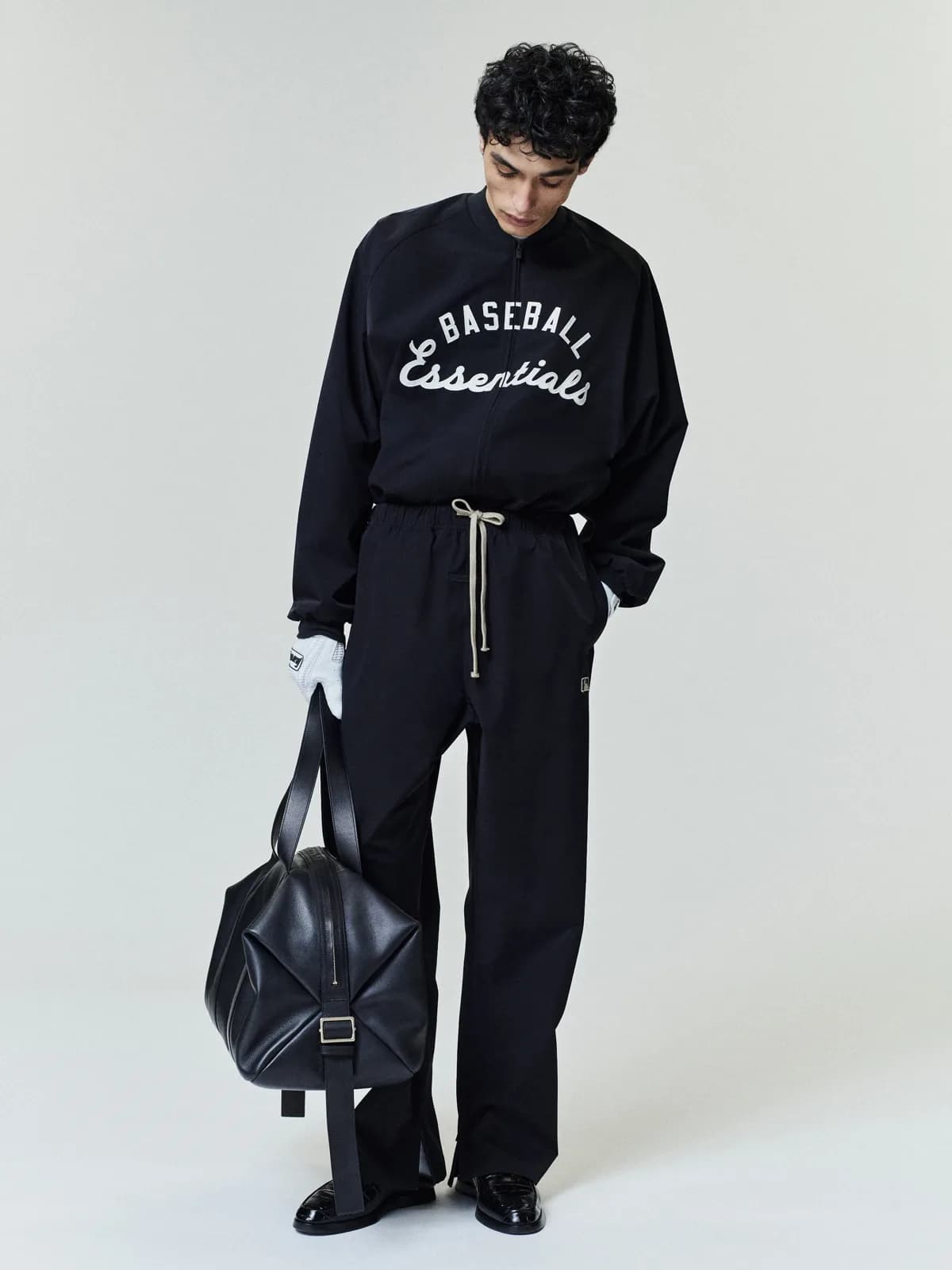Chamarra Essentials MLB Full Zip Bomber Negro, Essentials Jacket (vista 1)