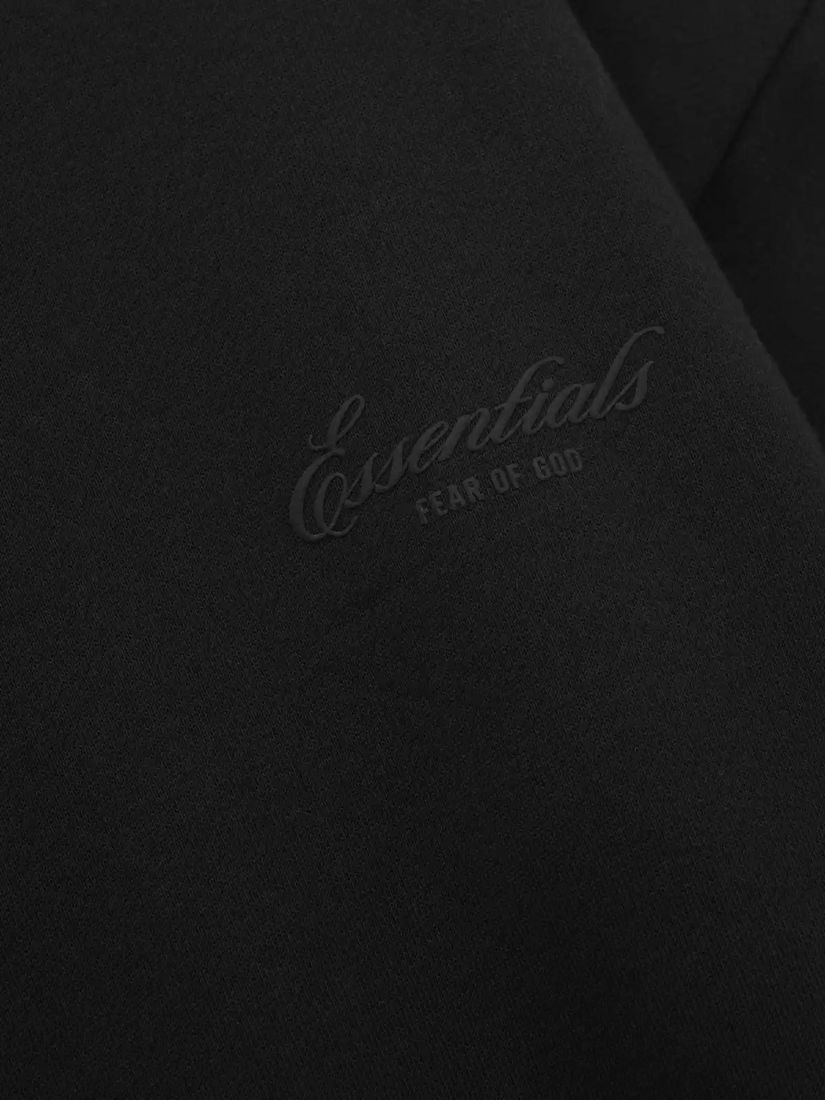 Crewneck Essentials Signature Classic Sweatshirt Vintage Negro, Essentials Crewneck (vista 3)