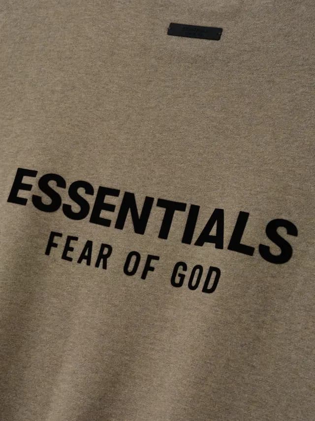 Crewneck Essentials SS26 Classic Sweatshirt Jaspe, Essentials Crewneck (vista 3)