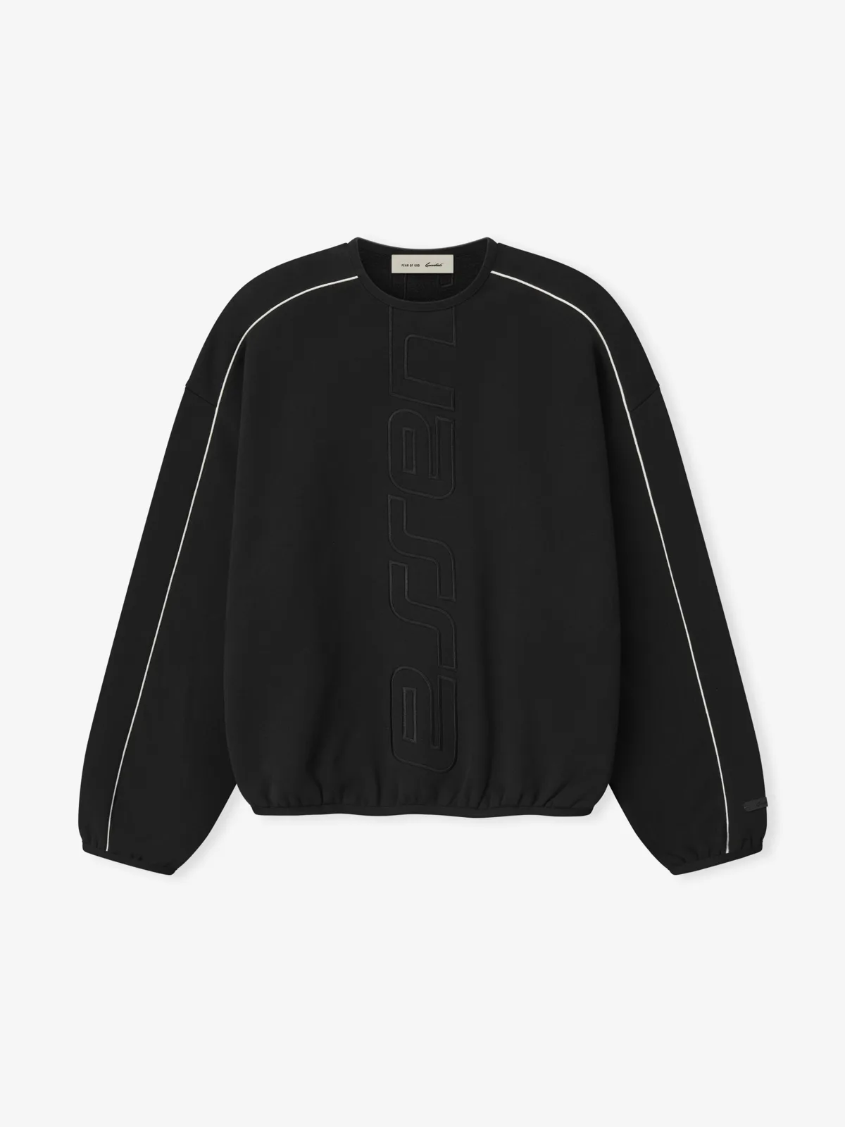 Crewneck Essentials Active Trace Modern Sweatshirt Vintage Negro, Essentials Crewneck (vista 1)