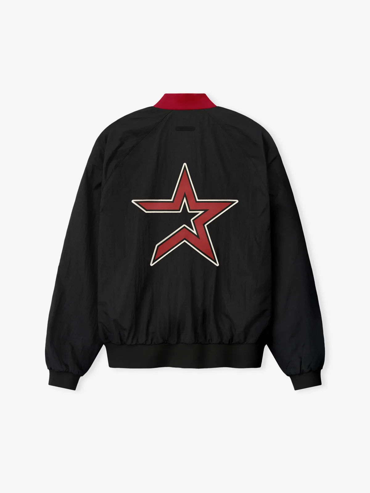 Crewneck Essentials Astros Half Zip Pullover Negro, Essentials Crewneck (vista 4)