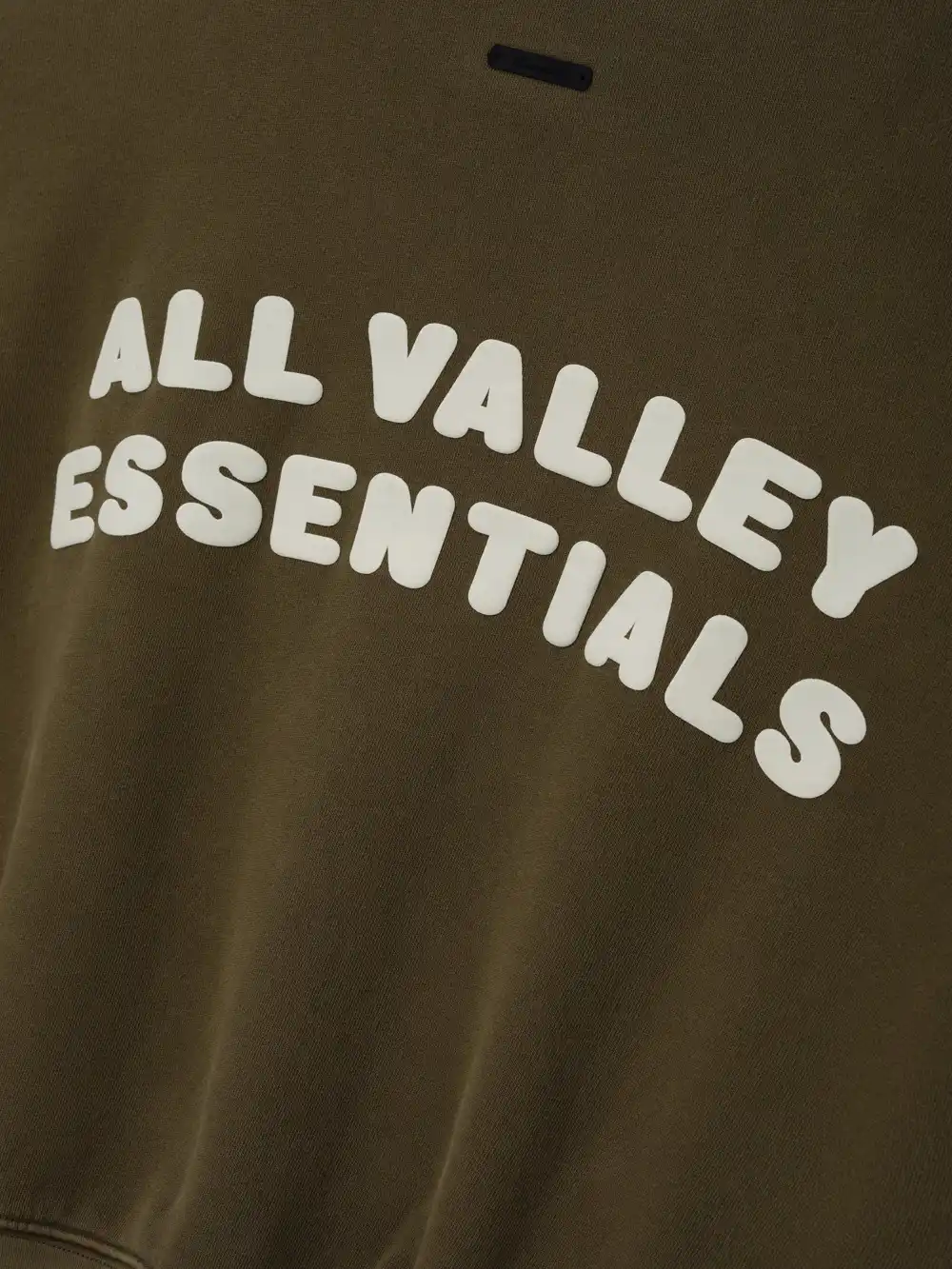 Crewneck Essentials French Terry Relaxed Half Zip Lavado Moss, Essentials Crewneck (vista 5)