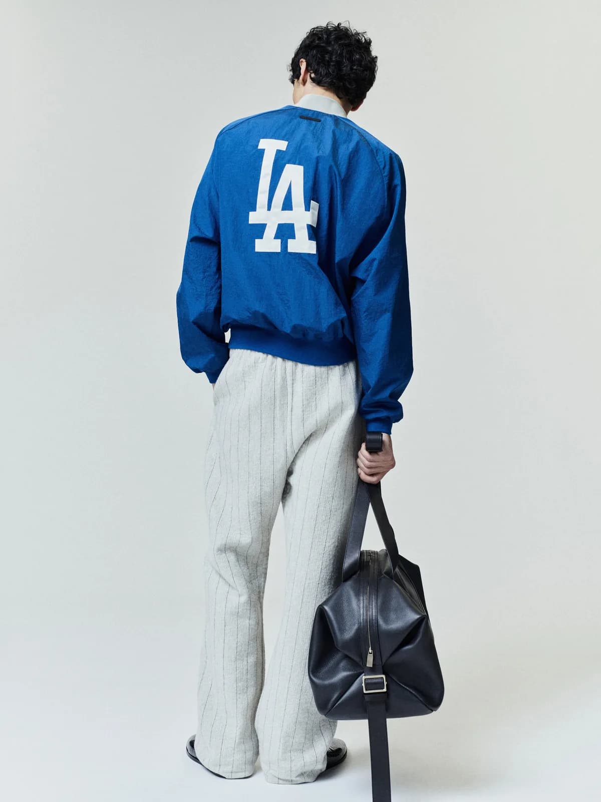 Crewneck Essentials Dodgers Half Zip Pullover Estate Azul Foca, Essentials Crewneck (vista 1)