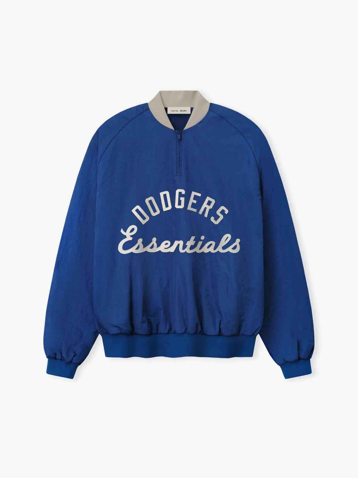 Crewneck Essentials Dodgers Half Zip Pullover Estate Azul Foca, Essentials Crewneck (vista 2)