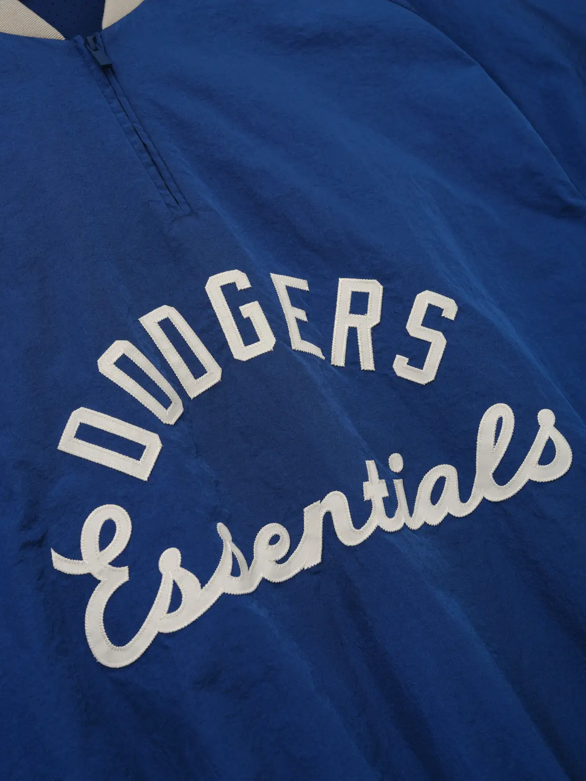 Crewneck Essentials Dodgers Half Zip Pullover Estate Azul Foca, Essentials Crewneck (vista 4)