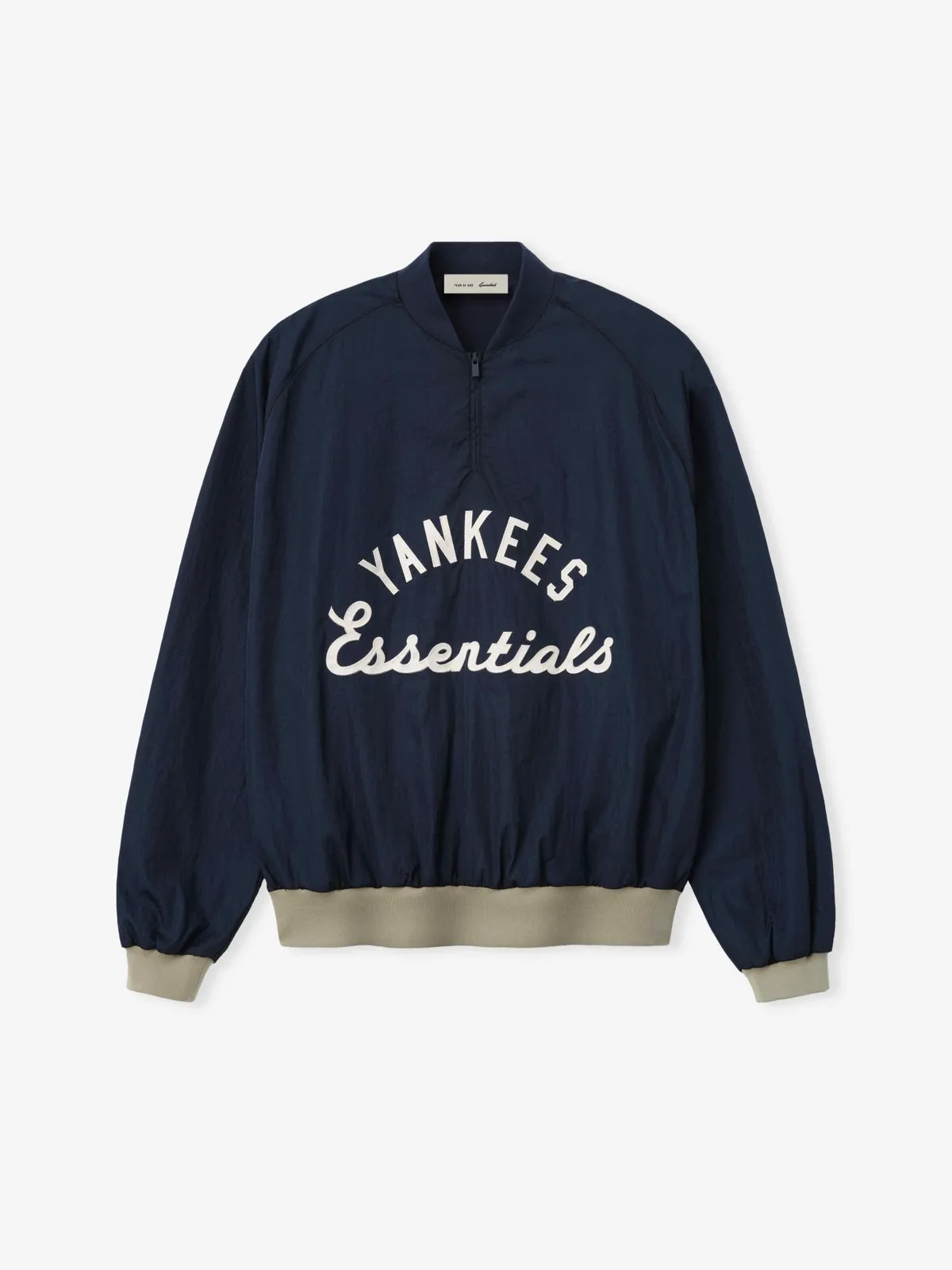Crewneck Essentials Yankees Half Zip Pullover Oscuro Zafiro, Essentials Crewneck (vista 1)