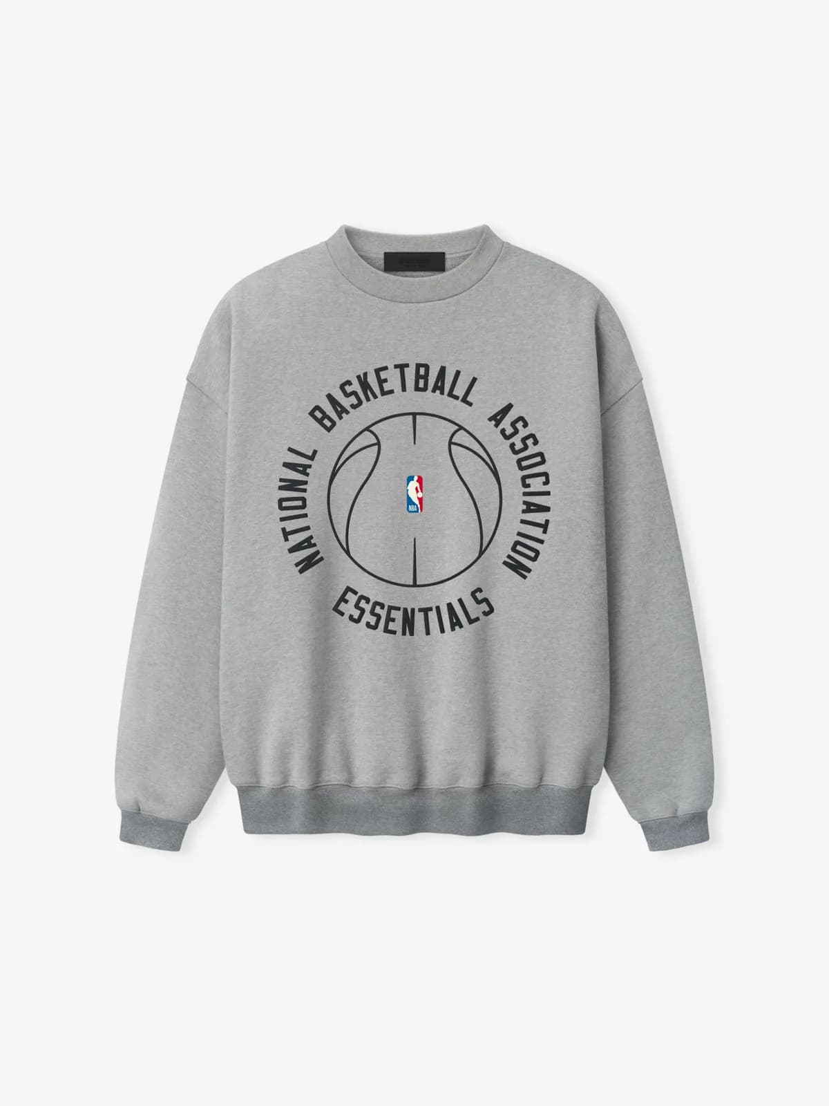 Crewneck Essentials NBA X Barkley Hendricks 90s Cemento Jaspe Oscuro, Essentials Crewneck (vista 1)