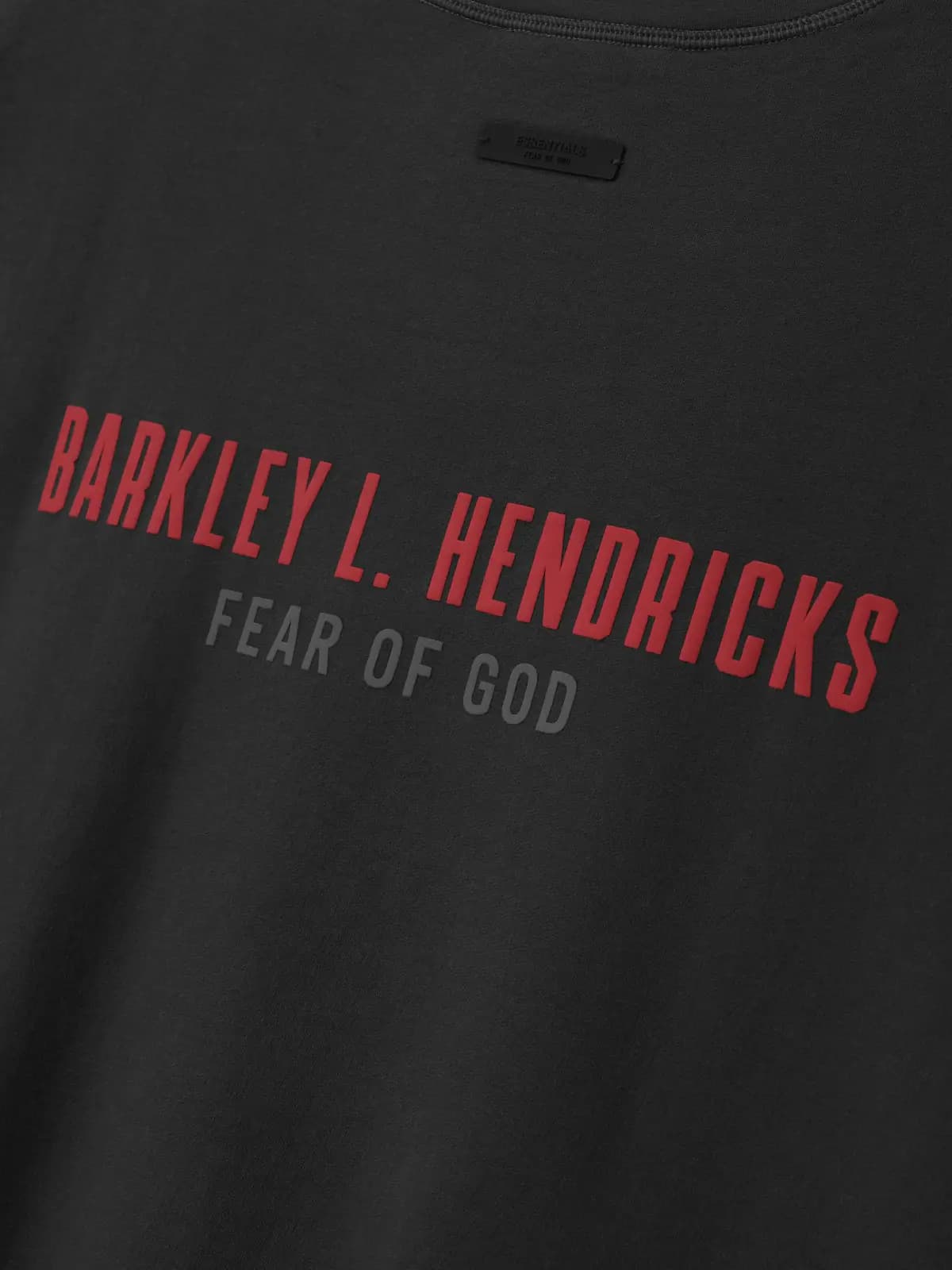 Crewneck Essentials NBA X Barkley Hendricks 90s Desteñido Negro, Essentials Crewneck (vista 4)