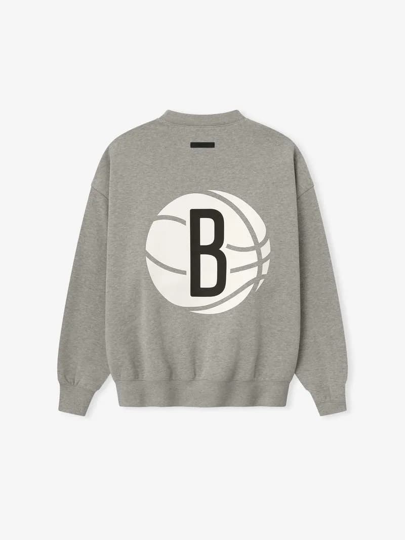 Crewneck Essentials Nets Sport Calido Jaspe, Essentials Crewneck (vista 1)