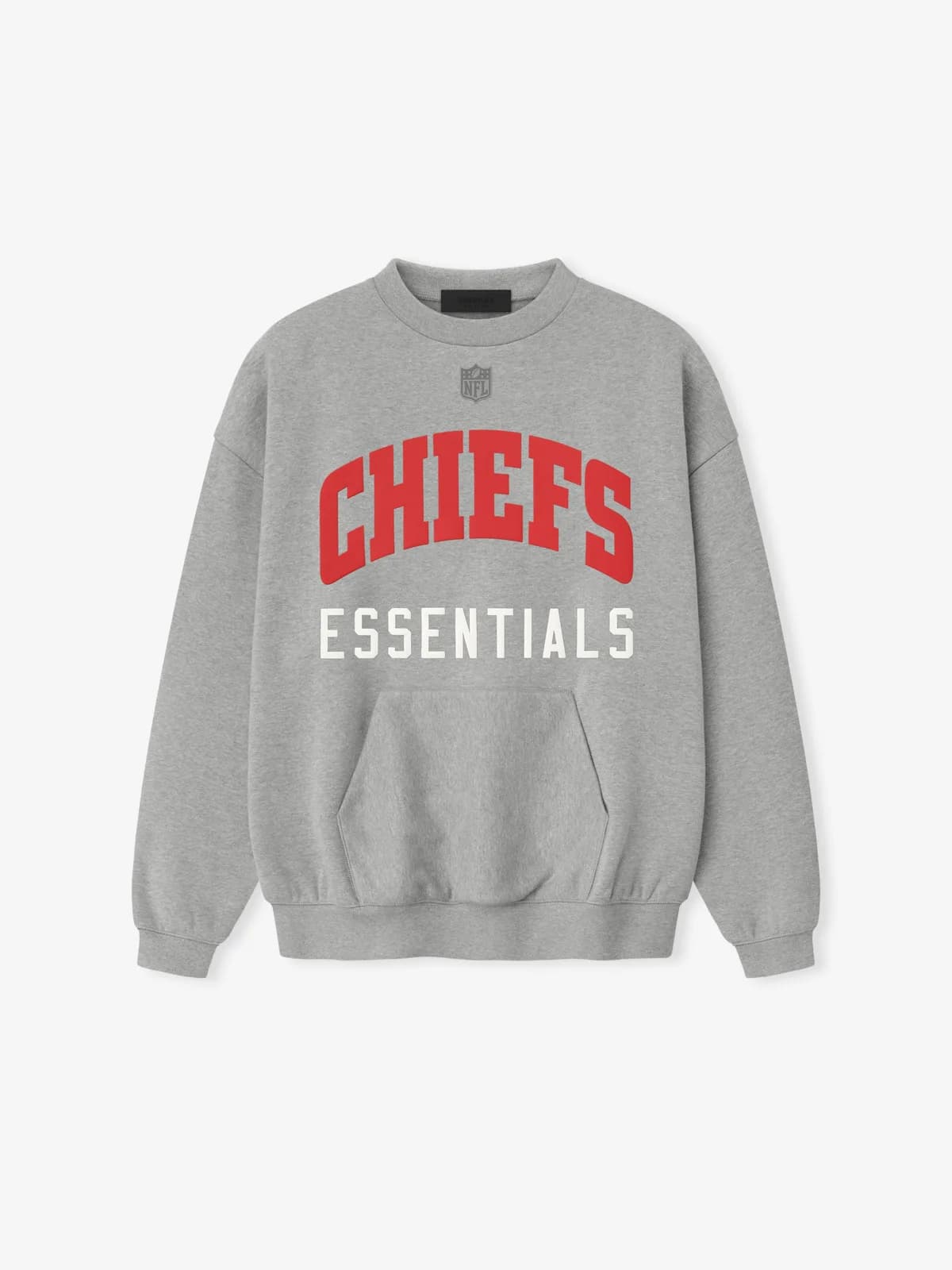 Crewneck Essentials Chiefs Sport Cemento Jaspe, Essentials Crewneck (vista 1)