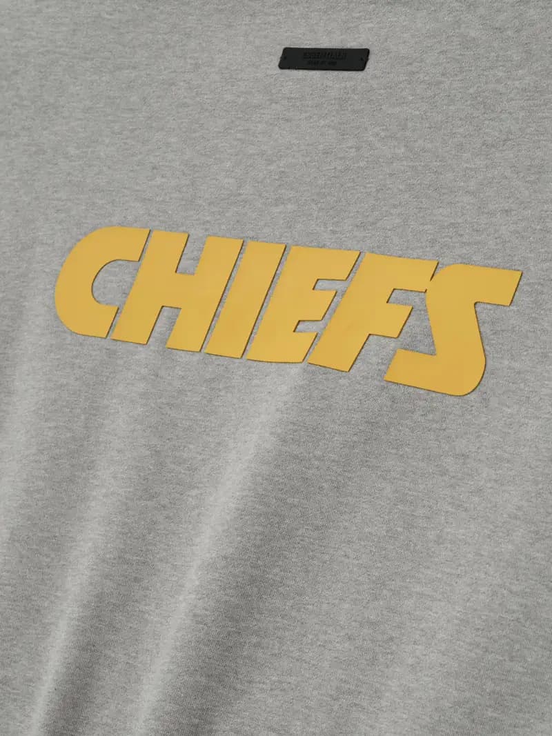 Crewneck Essentials Chiefs Sport Cemento Jaspe, Essentials Crewneck (vista 4)