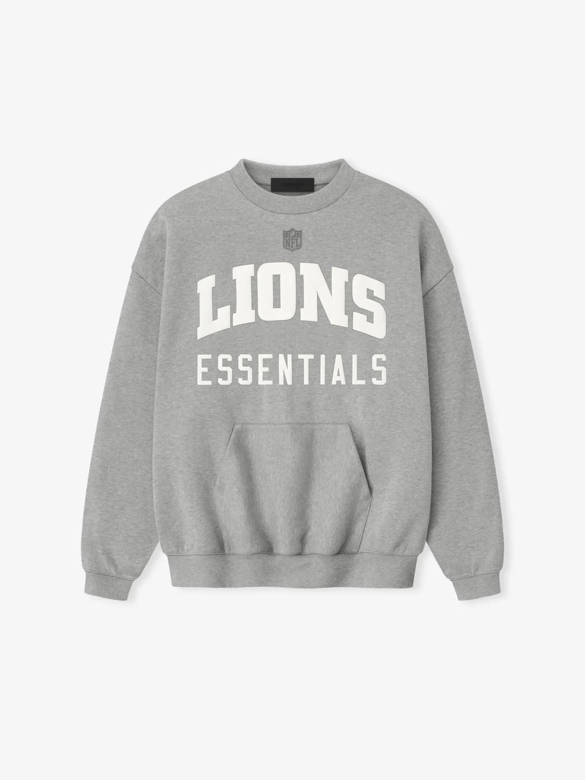 Crewneck Essentials Lions Sport Cemento Jaspe, Essentials Crewneck (vista 1)