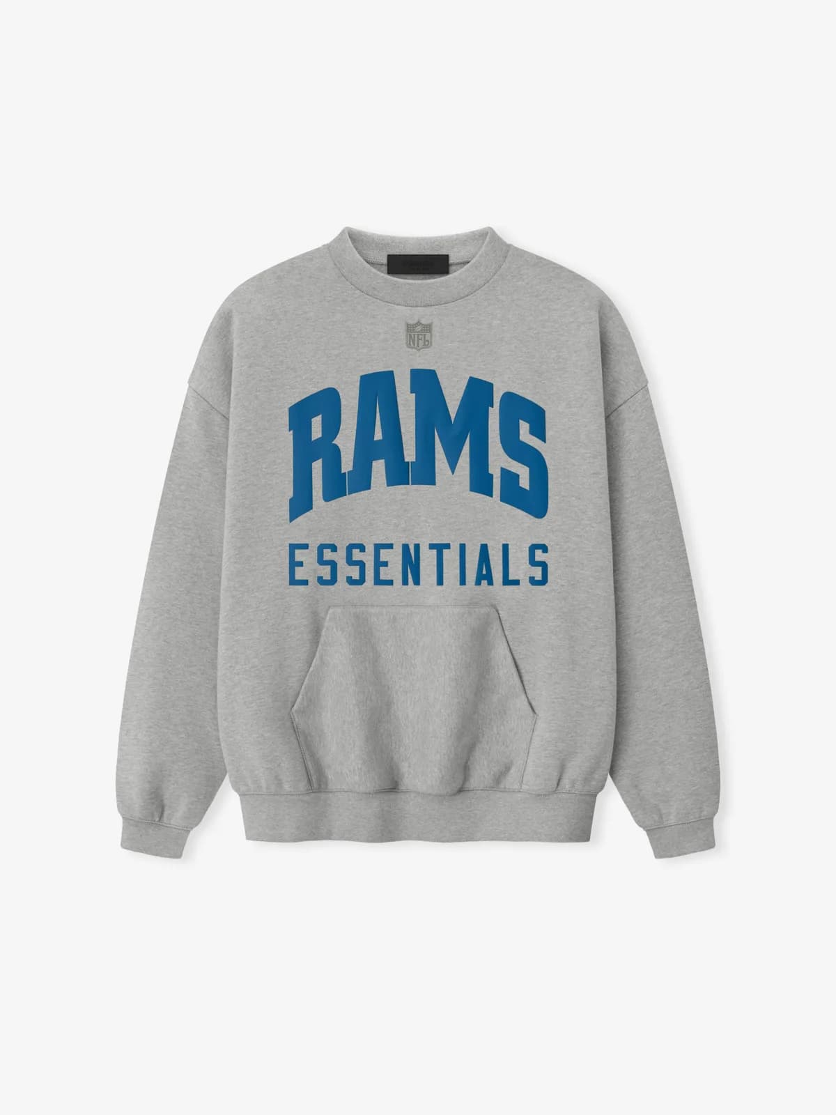 Crewneck Essentials Rams Sport Cemento Jaspe, Essentials Crewneck (vista 1)