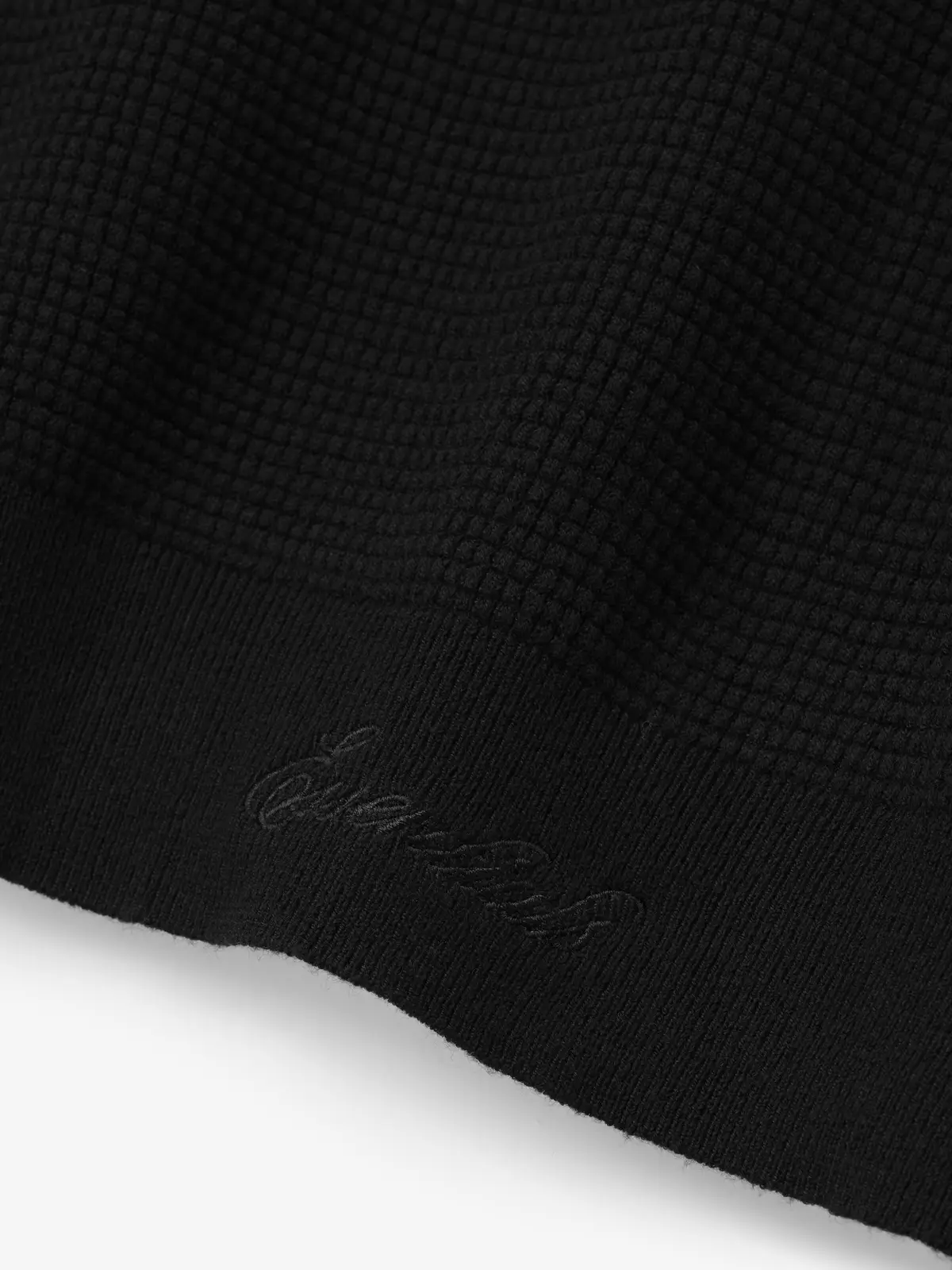 Crewneck Essentials Signature Waffle 90s Sweater Vintage Negro, Essentials Crewneck (vista 3)