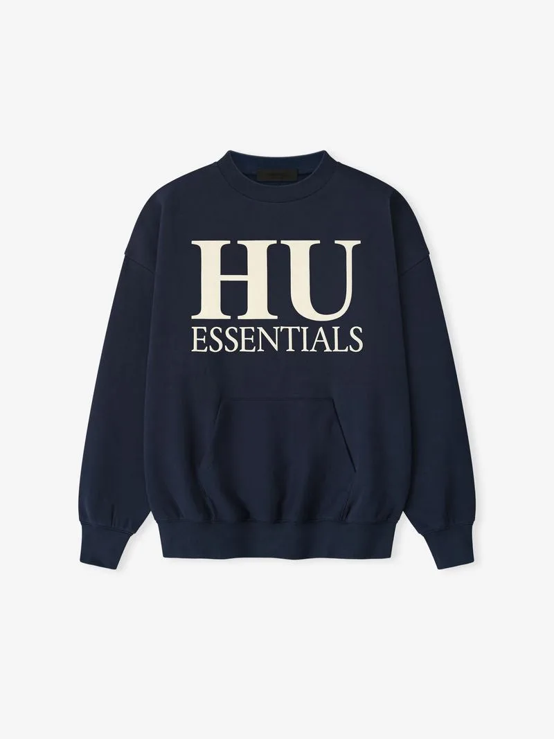 Crewneck Essentials Howard University Sport Azul Marino, Essentials Crewneck (vista 1)