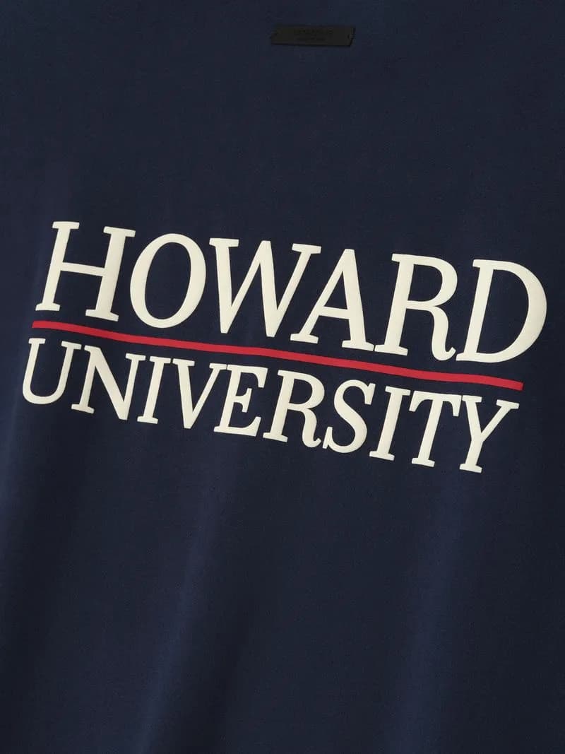 Crewneck Essentials Howard University Sport Azul Marino, Essentials Crewneck (vista 4)