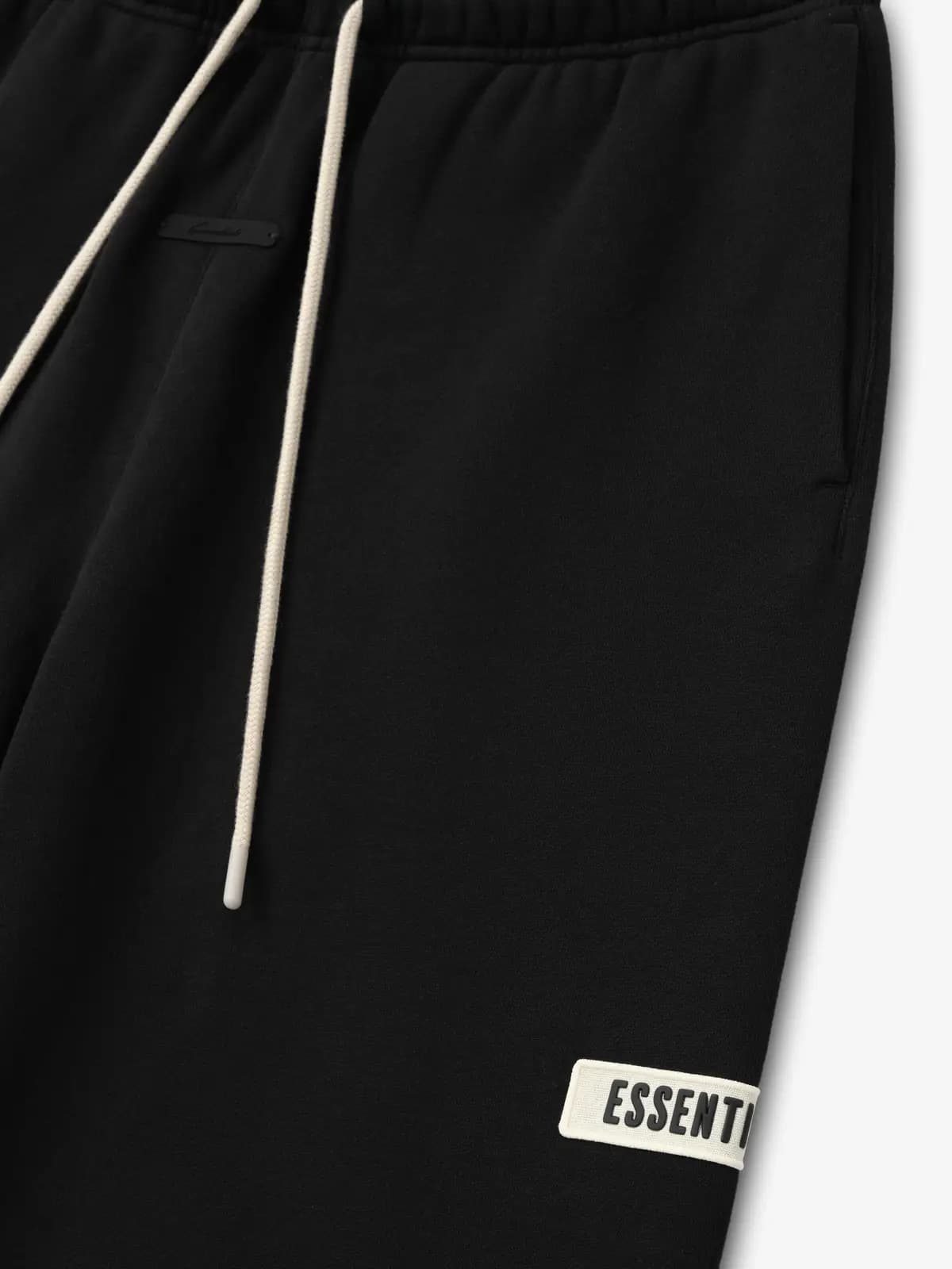 Pants Essentials Classic Fit Vintage Negro, Essentials Pants (vista 3)
