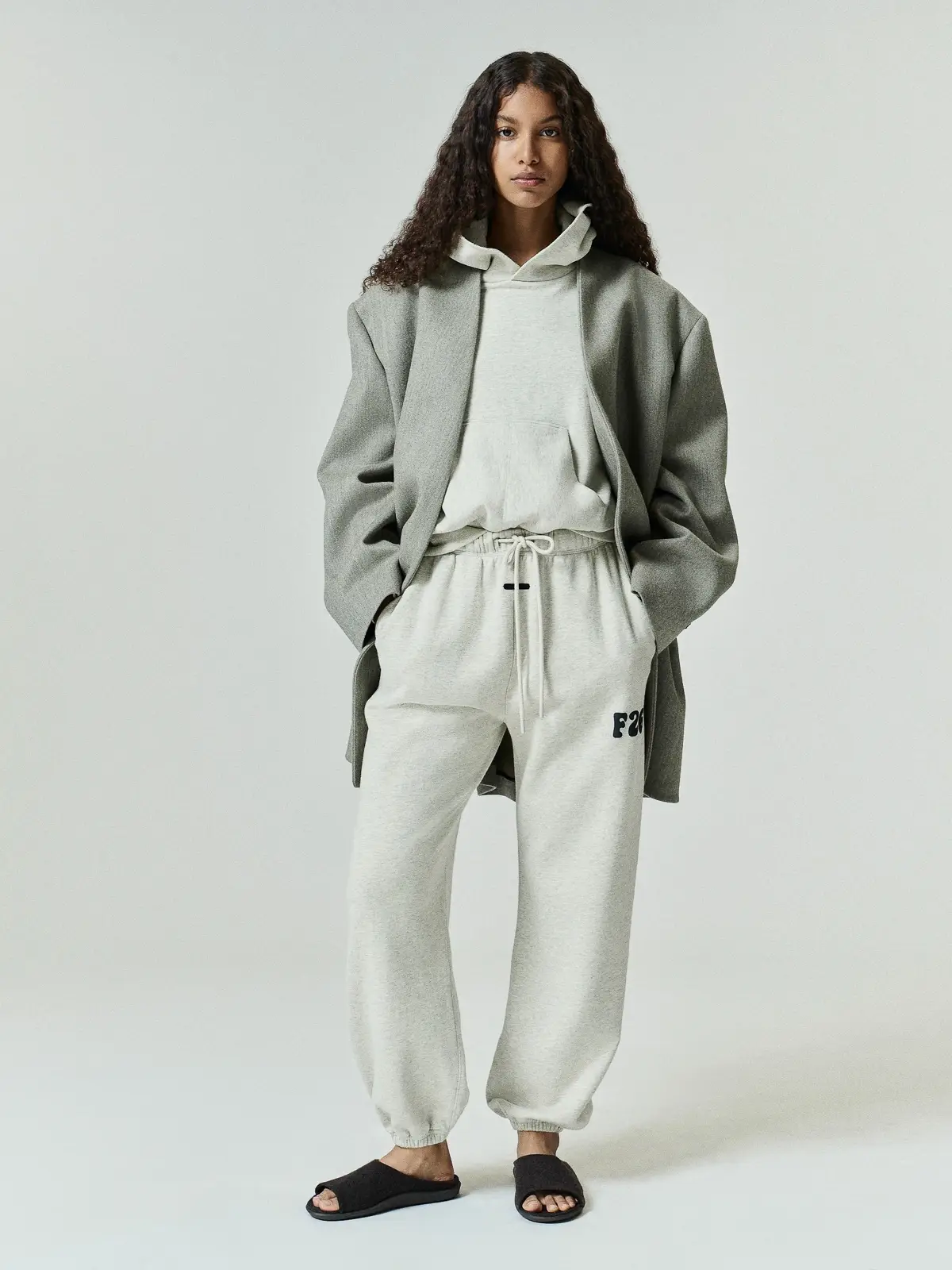 Pants Essentials Classic Fleece Lavado Vainilla Jaspe, Essentials Pants (vista 1)