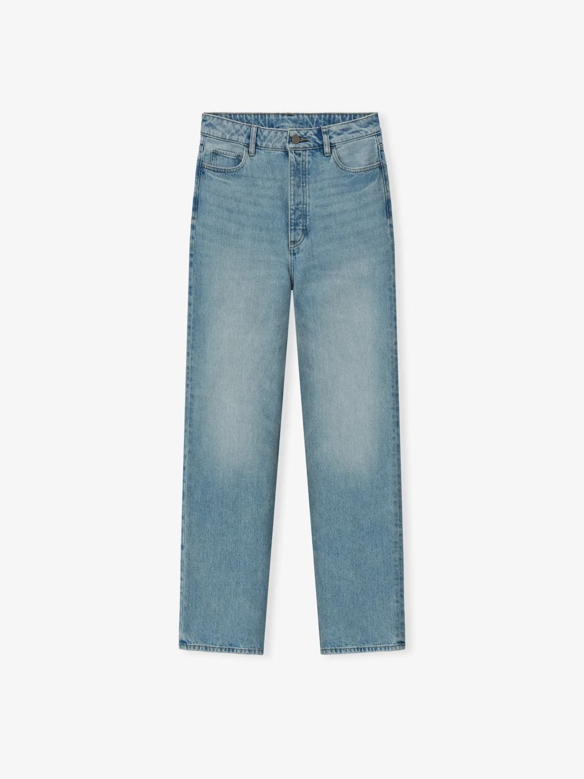 Pants Essentials Denim Straight Leg Jeans Classic Azul, Essentials Pants (vista 4)