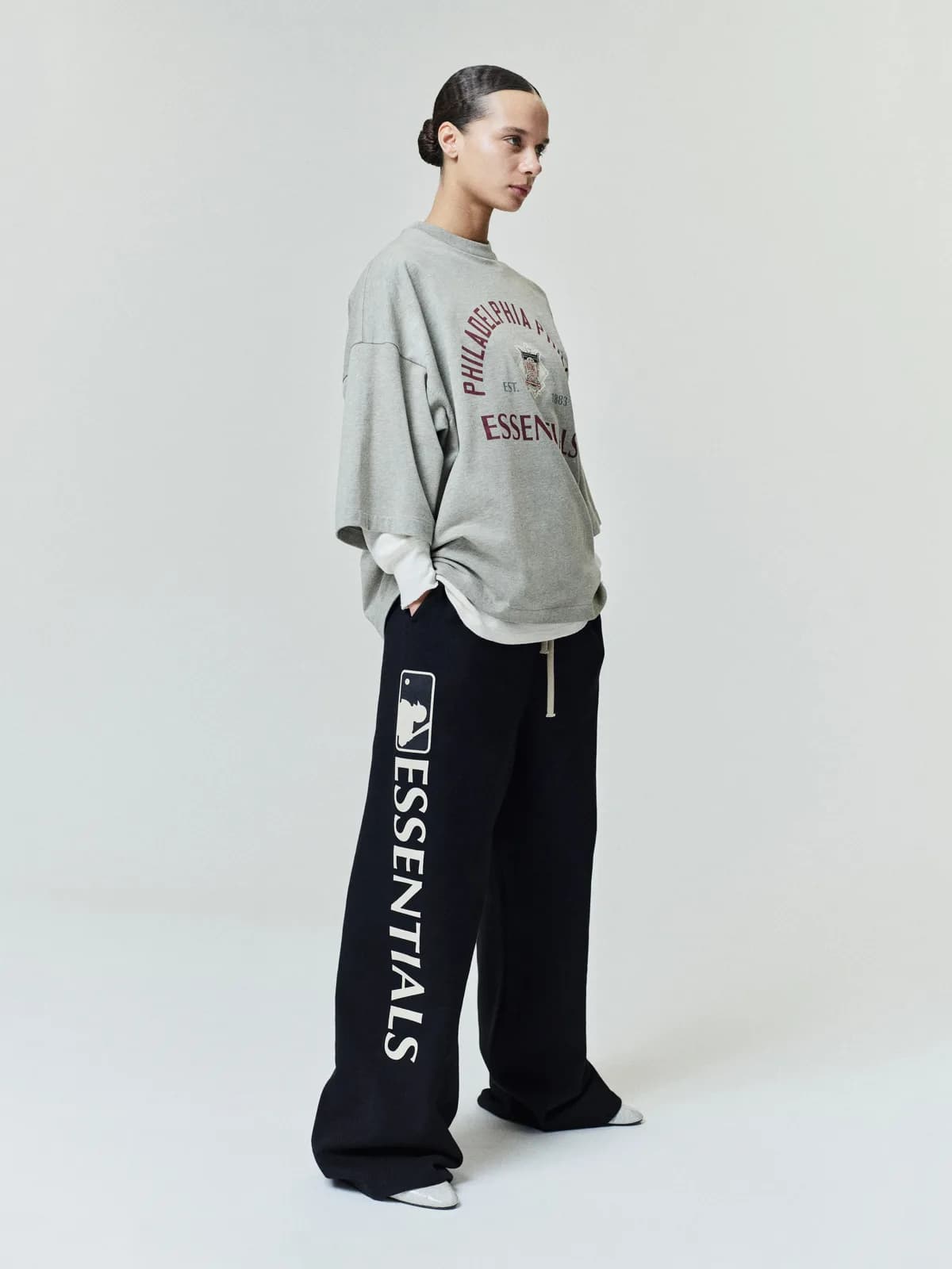 Pants Essentials MLB Lounge Negro, Essentials Pants (vista 1)