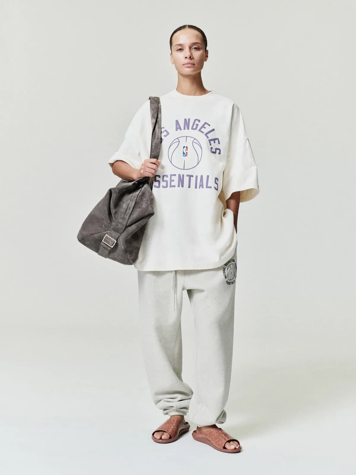 Pants Essentials NBA X Barkley Hendricks Classic Jaspe Piedra, Essentials Pants (vista 1)