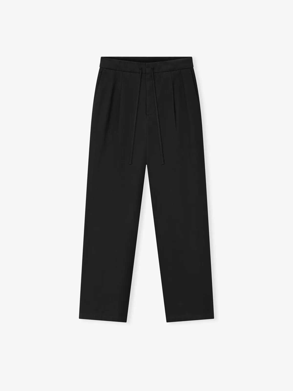 Pants Essentials Cotton Canvas Pleat Front Pant Vintage Negro, Essentials Pants (vista 3)
