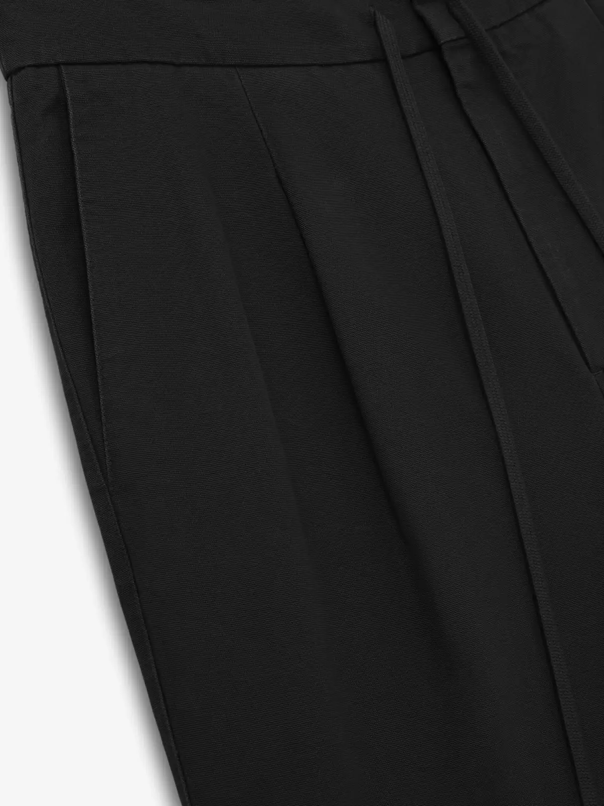 Pants Essentials Cotton Canvas Pleat Front Pant Vintage Negro, Essentials Pants (vista 5)