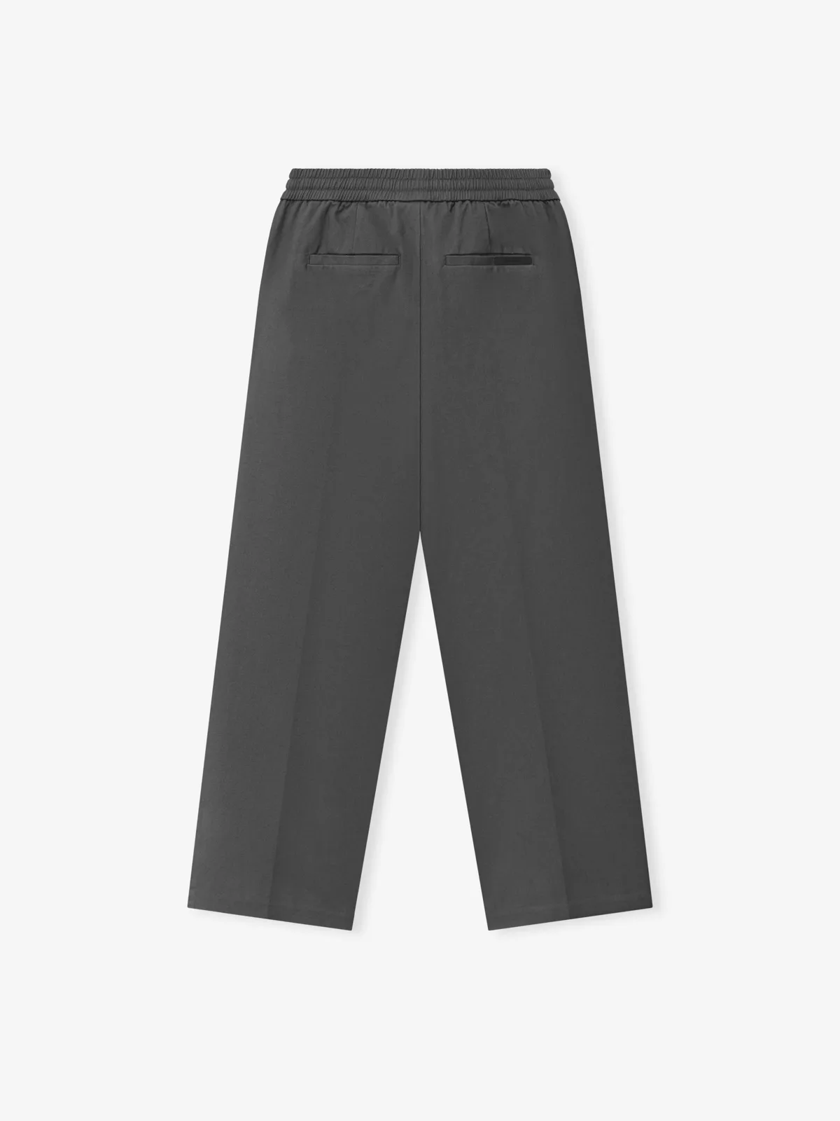 Pants Essentials Cotton Twill Pleat Front Drawstring Pant Acero Gris, Essentials Pants (vista 1)