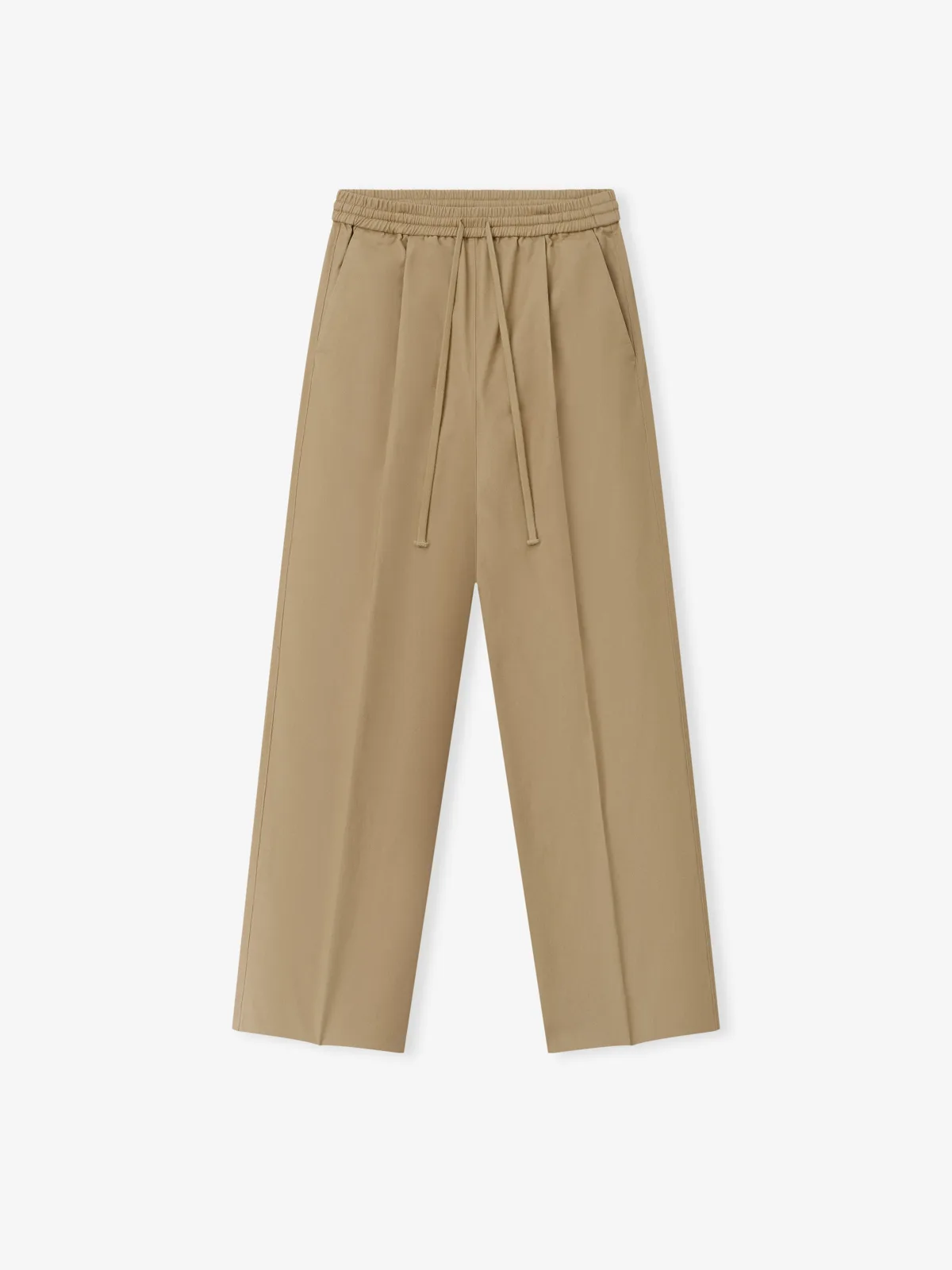 Pants Essentials Cotton Twill Pleat Front Drawstring Pant Duna, Essentials Pants (vista 1)