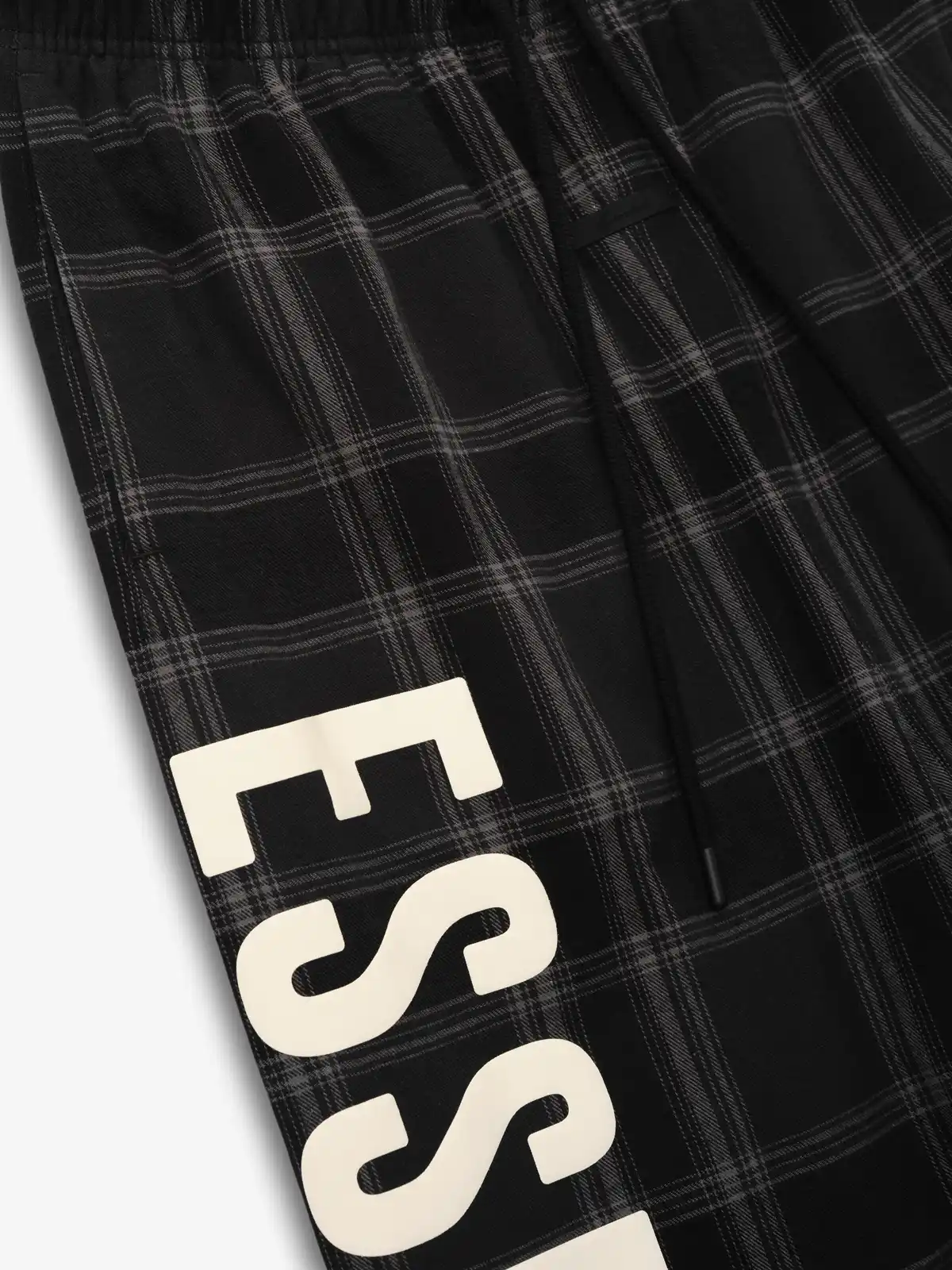 Pants Essentials Flannel Lounge Pant Vintage Negro, Essentials Pants (vista 3)