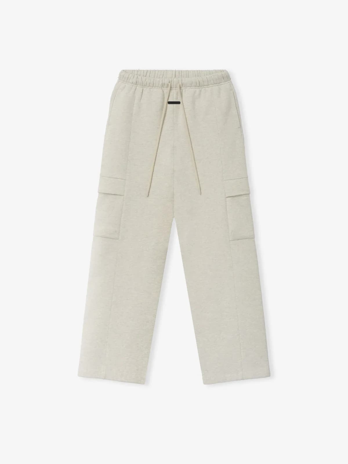 Pants Essentials Fleece Cargo Relaxed Vainilla Jaspe, Essentials Pants (vista 1)