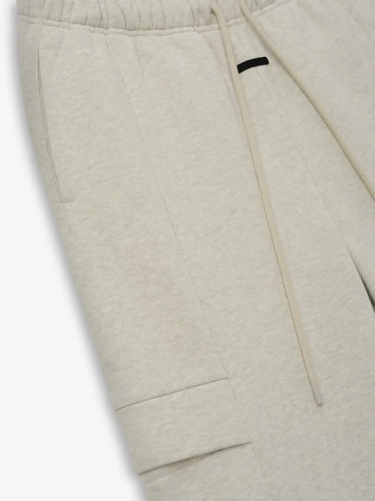 Pants Essentials Fleece Cargo Relaxed Vainilla Jaspe, Essentials Pants (vista 3)
