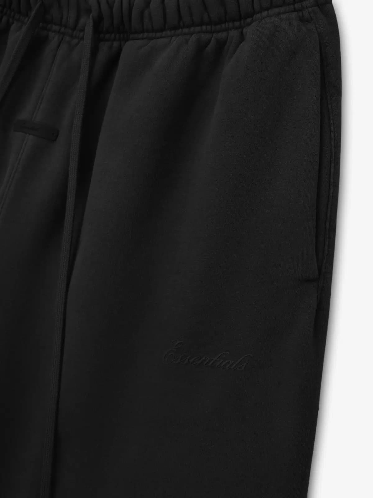 Pants Essentials Signature Classic Flare Desteñido Negro, Essentials Pants (vista 3)