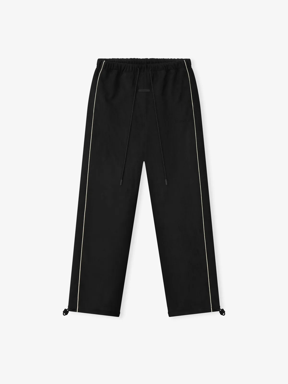 Pants Essentials Suede Fleece Signature Relaxed Pant Vintage Negro, Essentials Pants (vista 1)