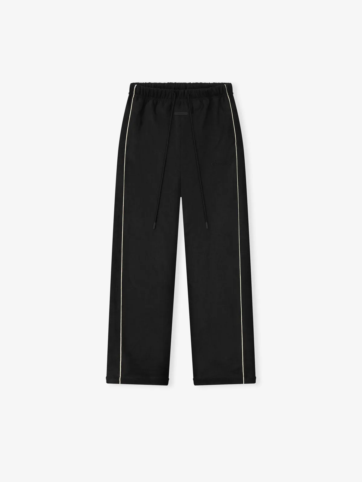Pants Essentials Suede Fleece Signature Relaxed Pant Vintage Negro, Essentials Pants (vista 1)