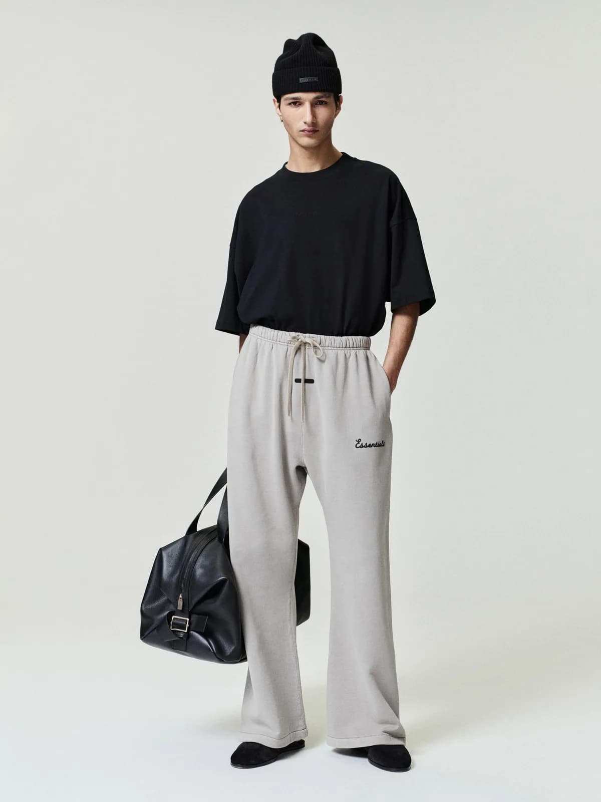 Pants Essentials Training Classic Flare Desteñido Foca, Essentials Pants (vista 1)