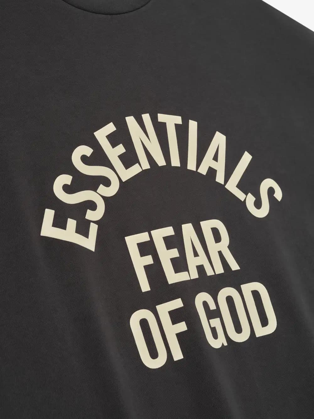 Playera Essentials Campus 90s Desteñido Negro, Essentials Tee (vista 3)