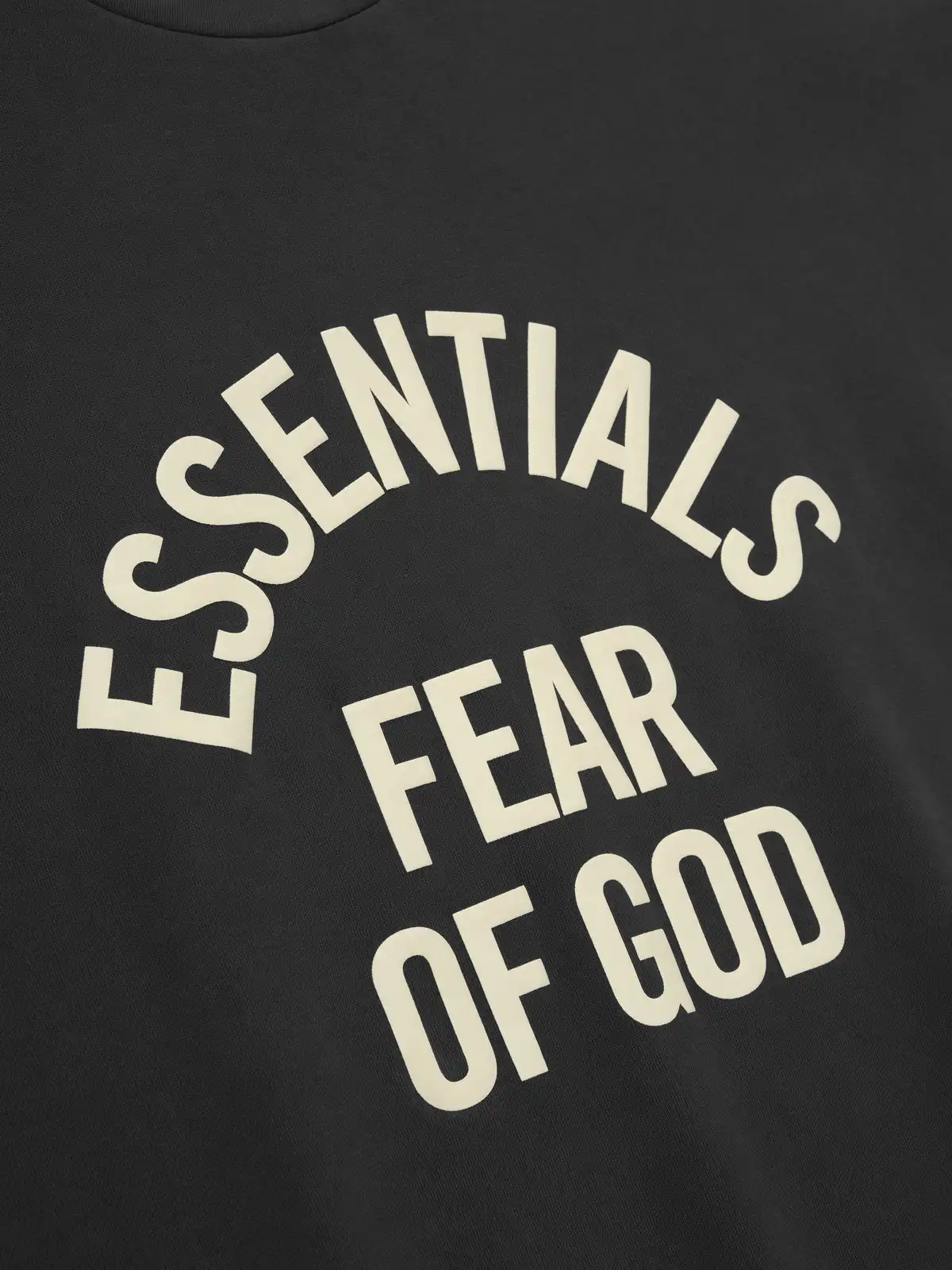 Playera Essentials Campus 90s Desteñido Negro, Essentials Tee (vista 3)
