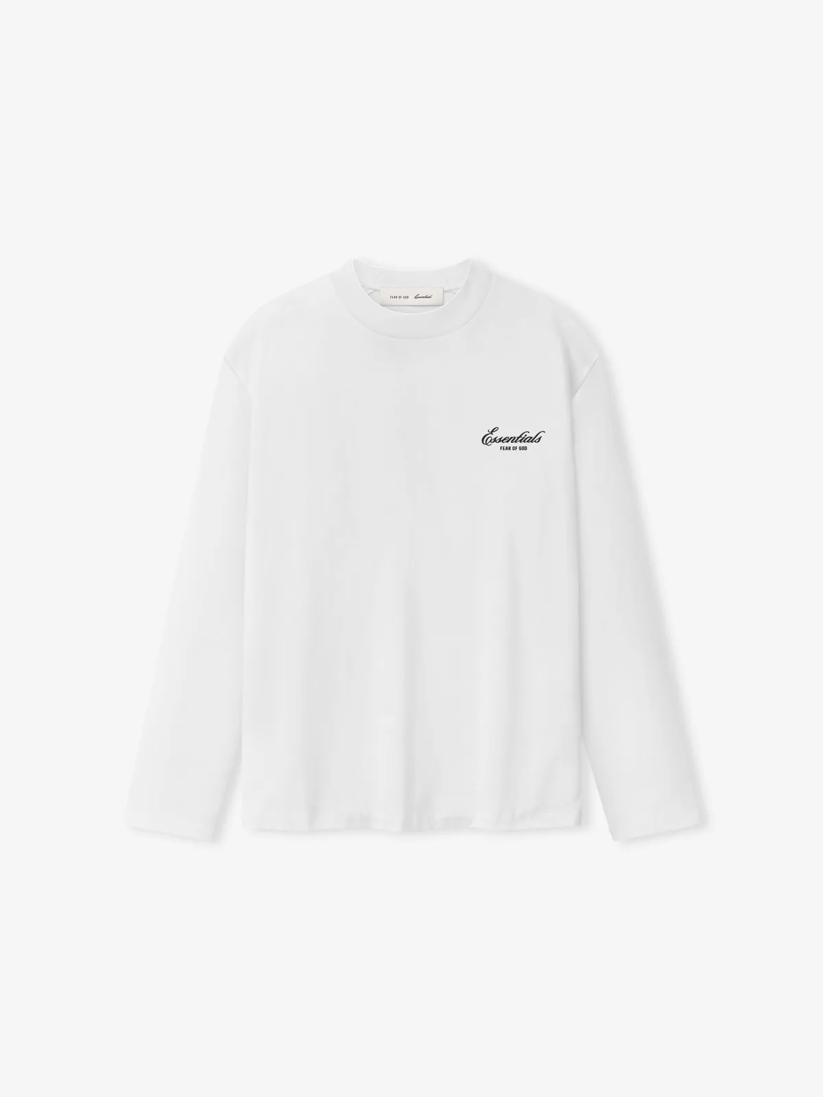 Playera Essentials Classic Brillante Blanco, Essentials Tee (vista 1)