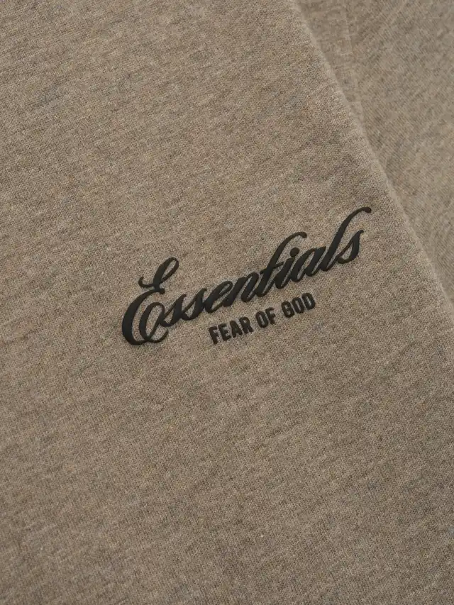 Playera Essentials Classic Jaspe, Essentials Tee (vista 3)