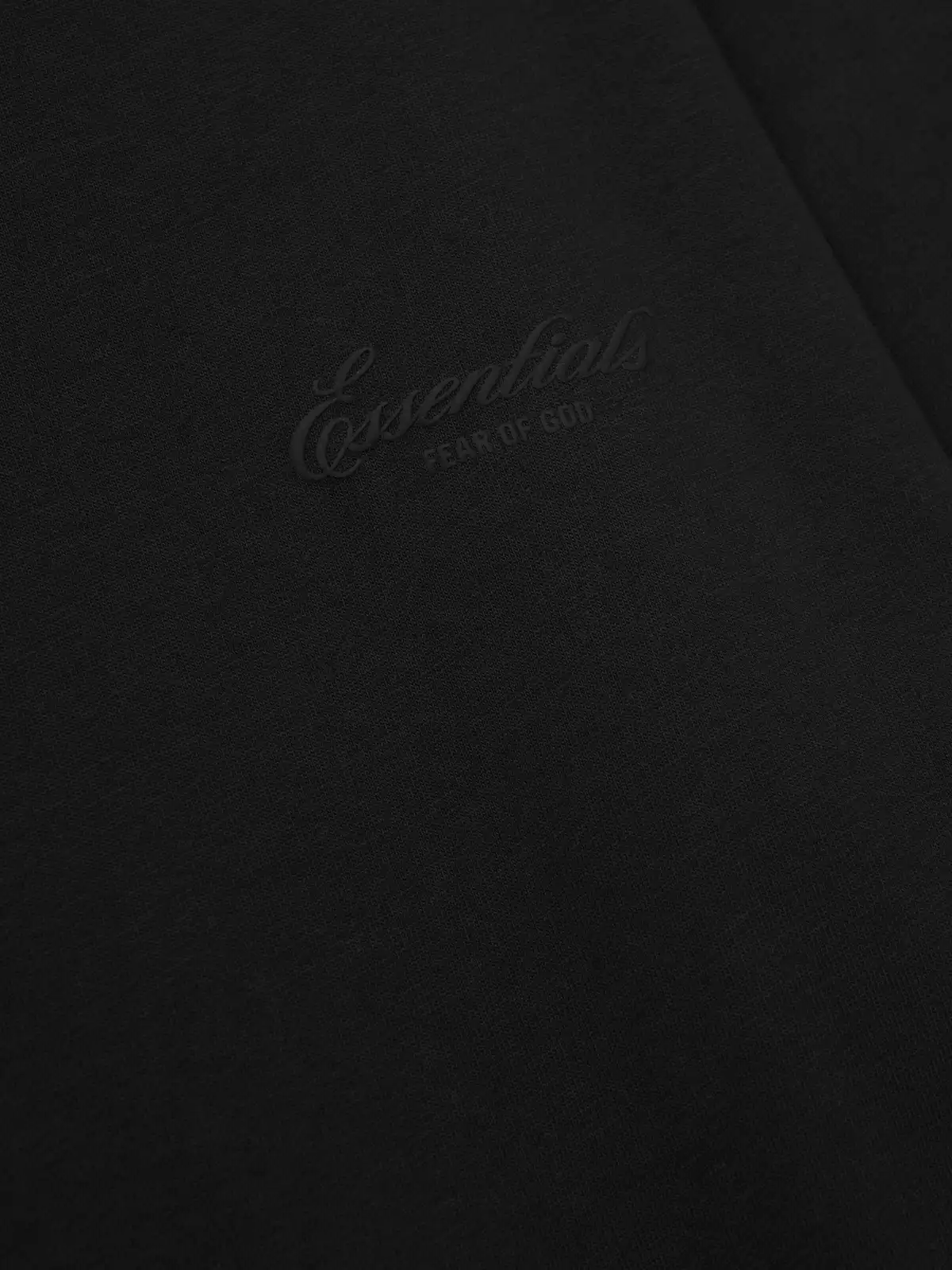 Playera Essentials Classic Knit Vintage Negro, Essentials Tee (vista 3)
